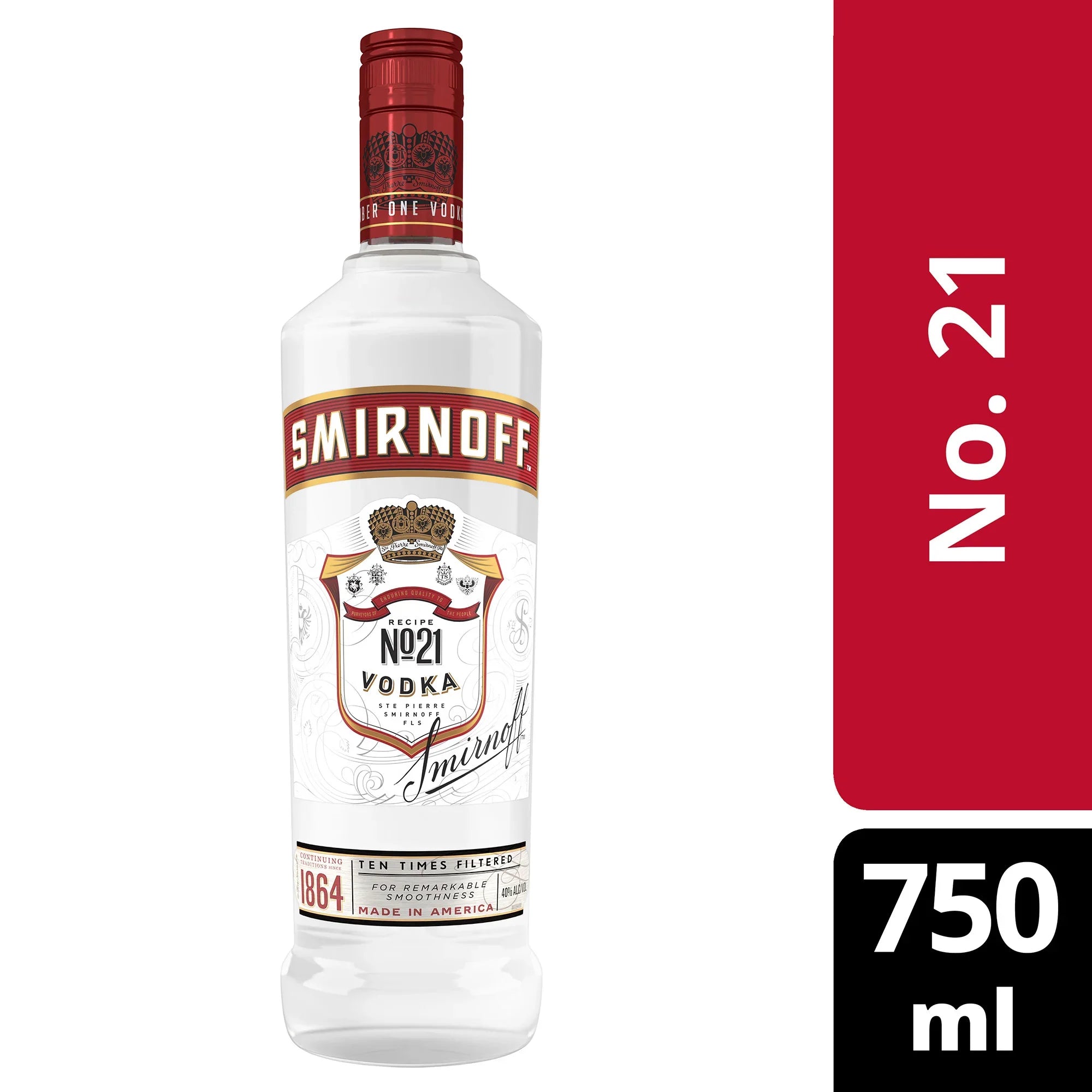 Smirnoff Vodka 750 ml - Captain Caskwell