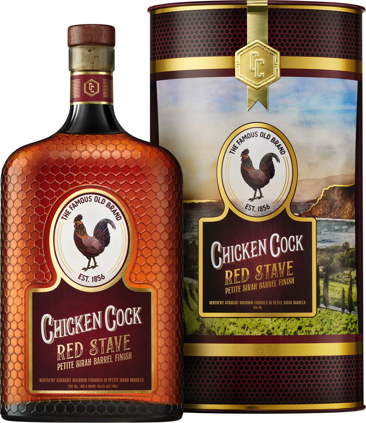 Chicken Cock Red Stave Petite Sirah Barrel Finish 750ml - Captain Caskwell