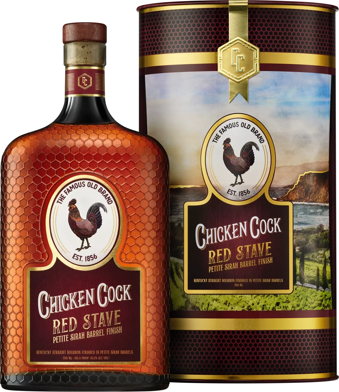 Chicken Cock Red Stave Petite Sirah Barrel Finish 750ml - Captain Caskwell