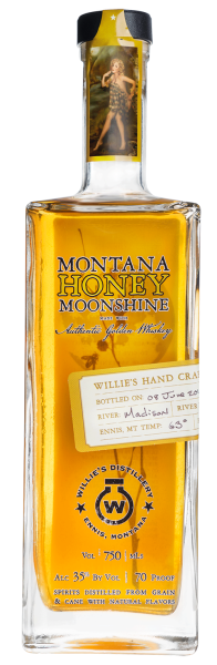 Willies Distillery Montana Honey Moonshine 750 ml - Captain Caskwell