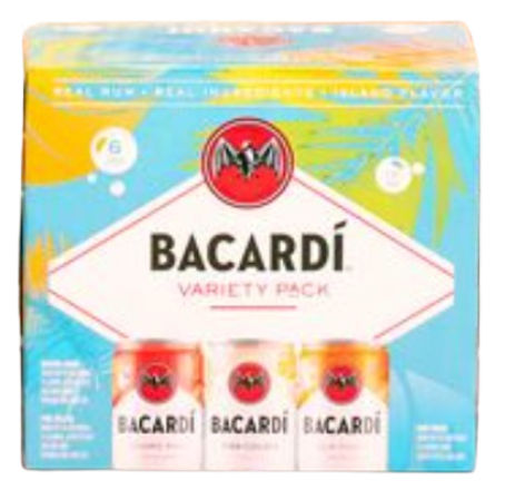 Bacardi Variety Pack 6x355ml - Captain Caskwell