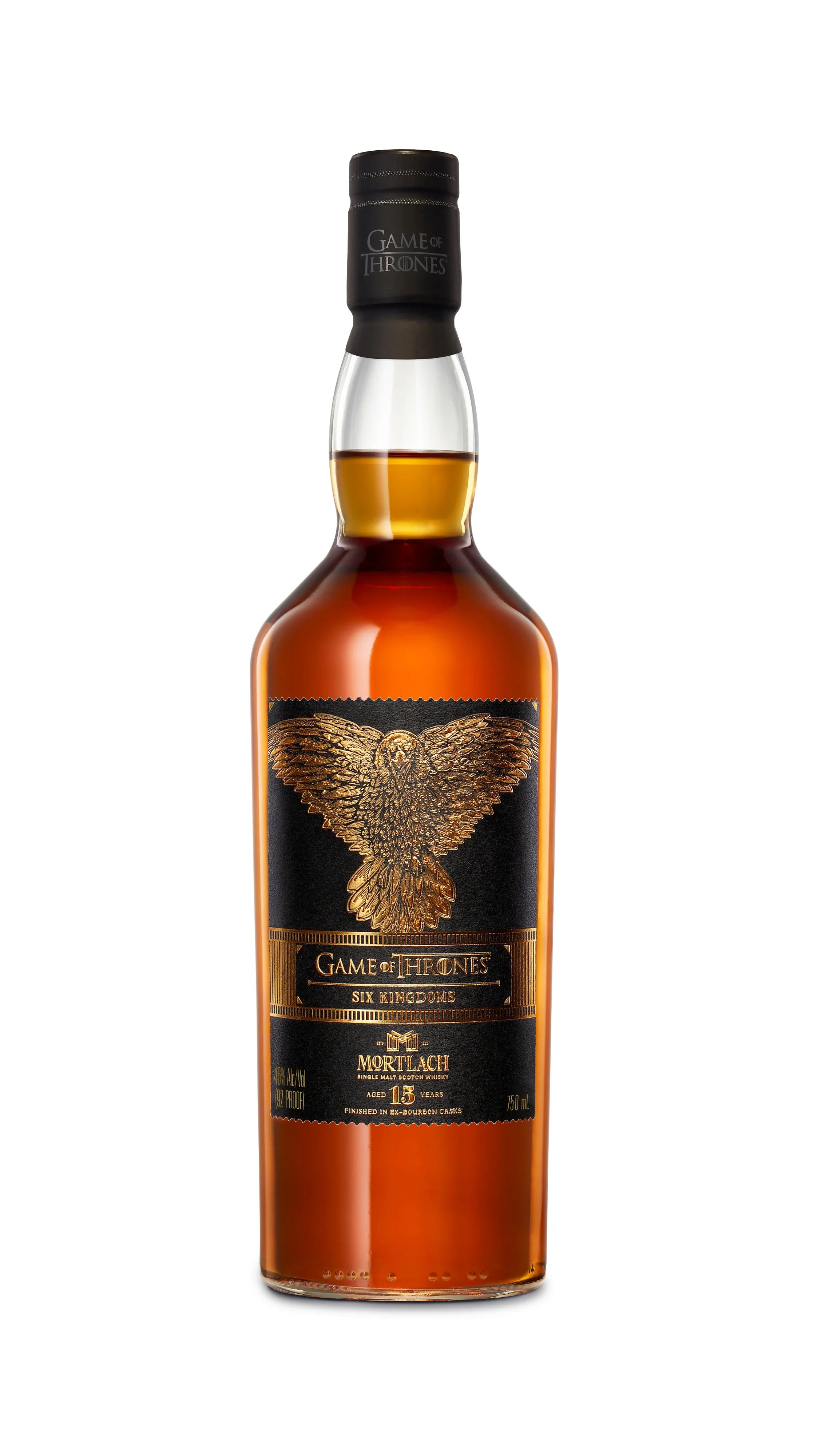Game of Thrones Six Kingdoms Mortlach single malt 15 years single malt 92pf 750 ml - Captain Caskwell