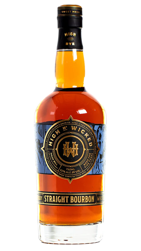 High N' Wicked Aged 5 years Straight Bourbon Whiskey 750 ml - Captain Caskwell