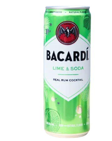 Bacardi Lime & Soda 4x355 ml - Captain Caskwell