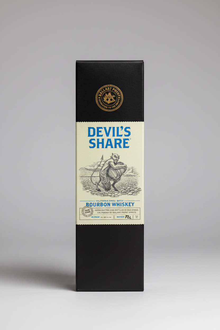 Ballast Point Devil's Share Small Batch Bourbon Whiskey 750ml