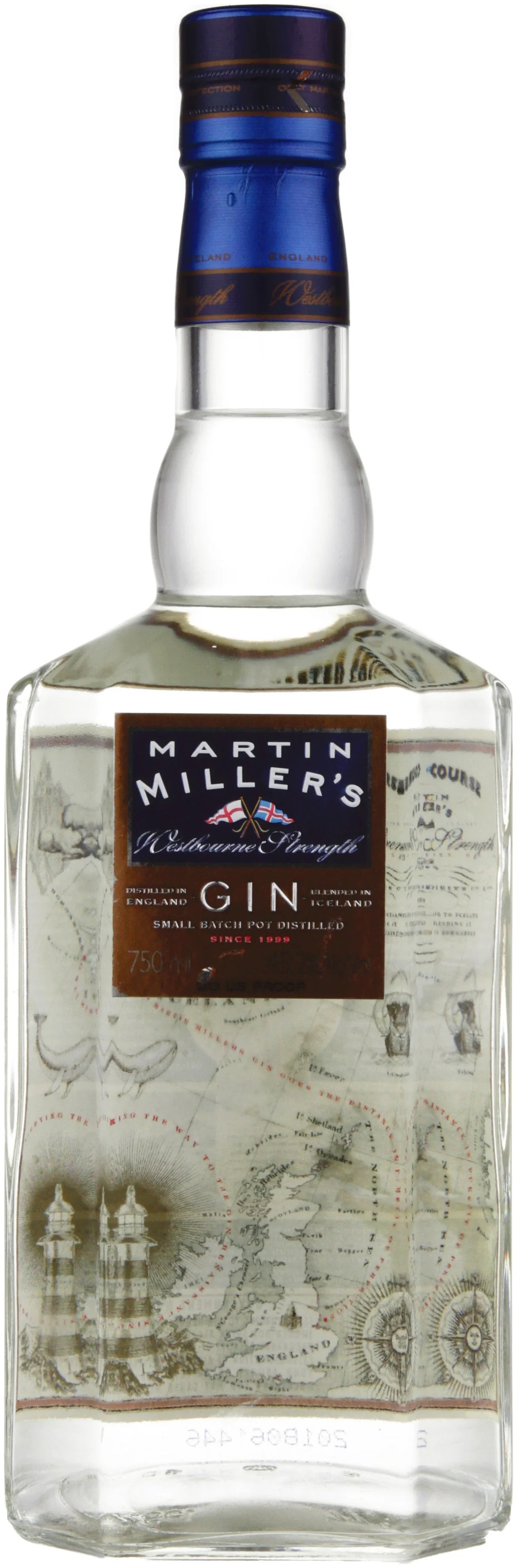 MARTIN MILLER'S Gin Westbourne 750 ml - Captain Caskwell