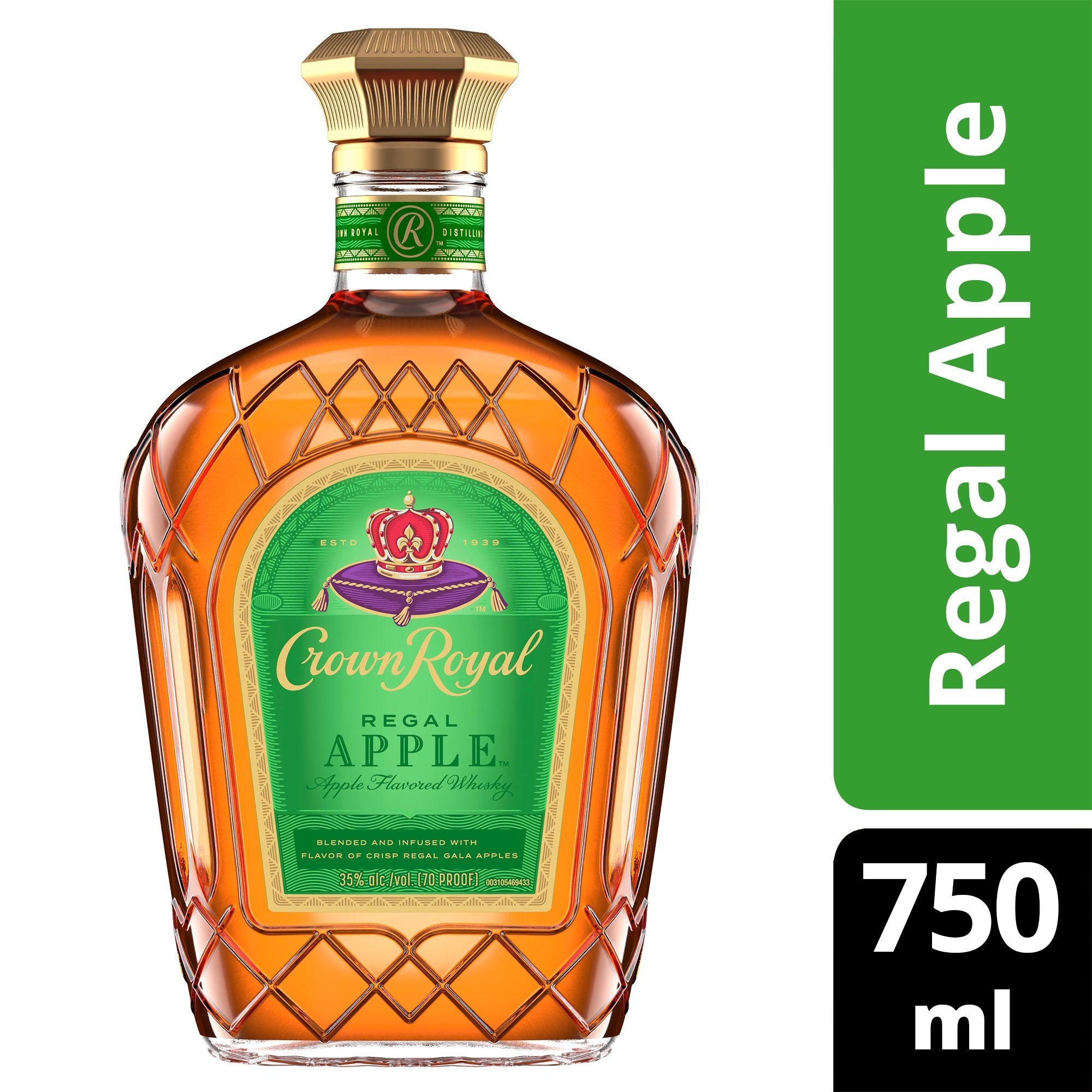Crown Royal Regal Apple 750 ml - Captain Caskwell