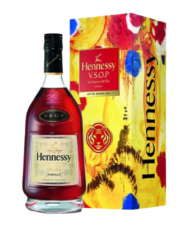 Hennessy VSOP Limited Edition Box by ZHANG ENLI (Yellow and Red) 2022 750ml - Captain Caskwell