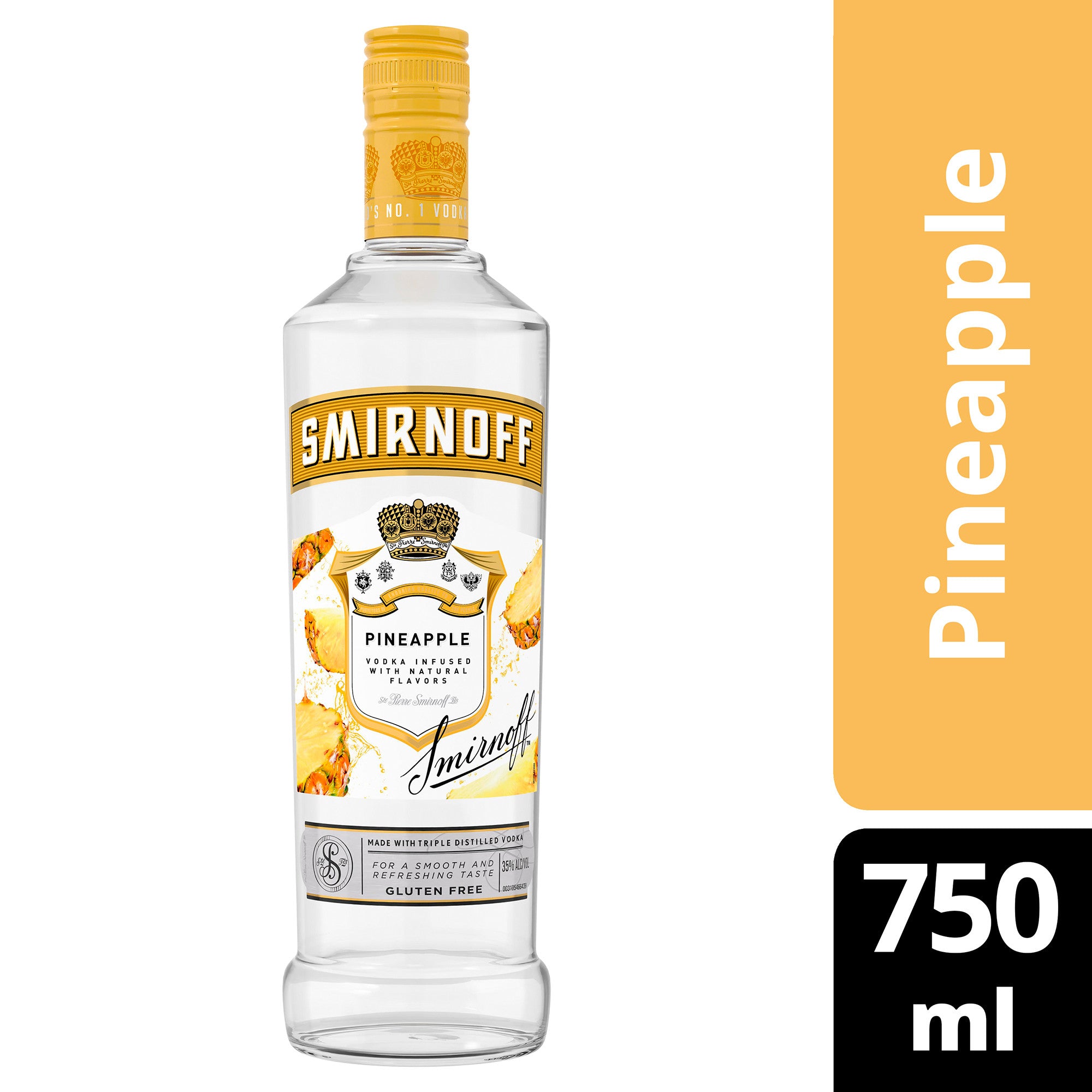Smirnoff Pineapple Infused 750 ml - Captain Caskwell