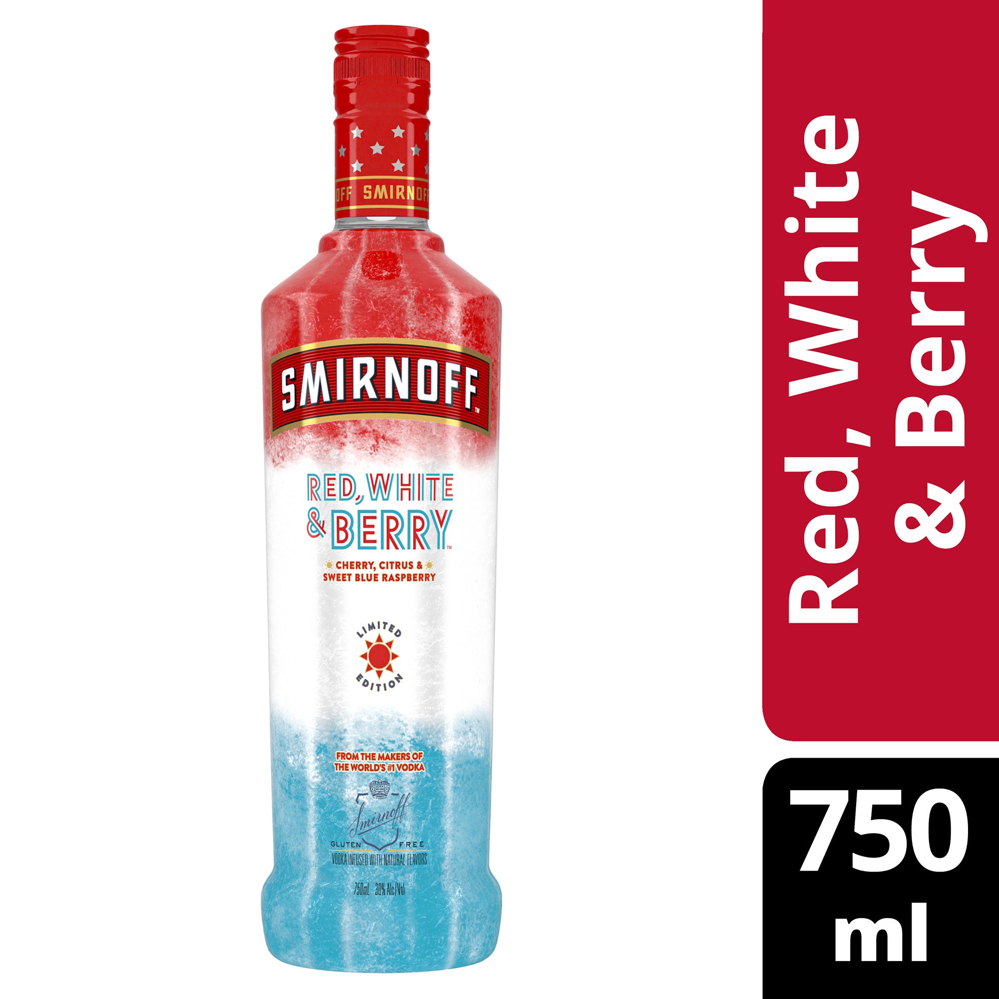 Smirnoff Red White and Berry 750ml - Captain Caskwell