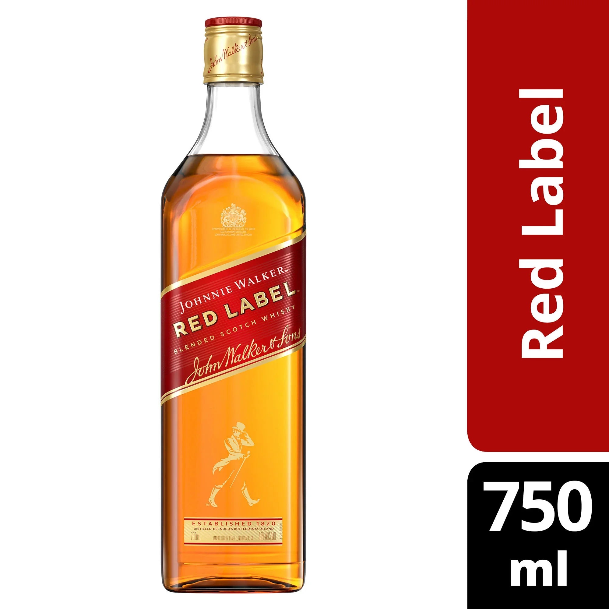 Johnnie Walker Red Label 750 ml - Captain Caskwell
