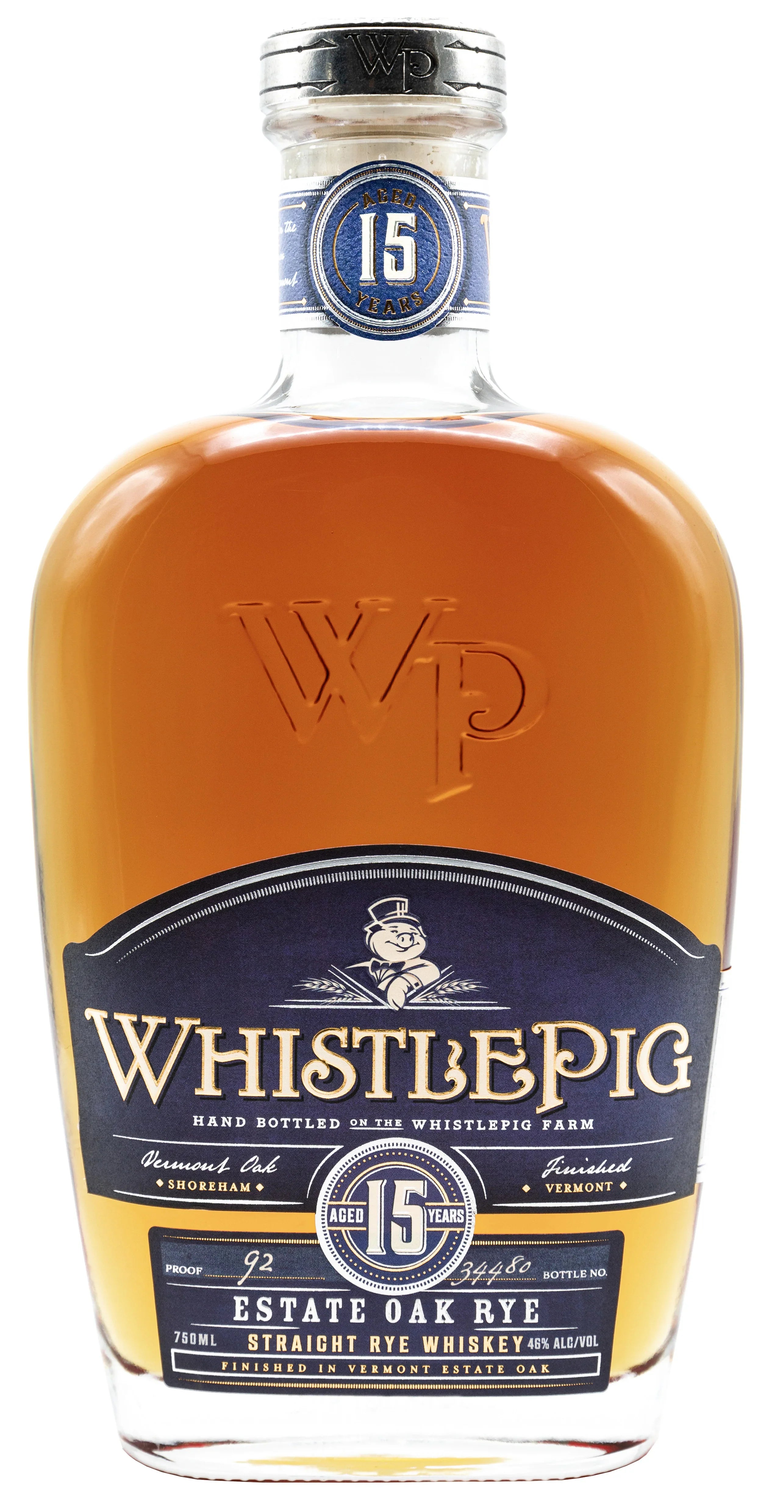 WhistlePig Estate Oak Rye 15 Year 750 ml (Bourbon Enthusiast) - Captain Caskwell