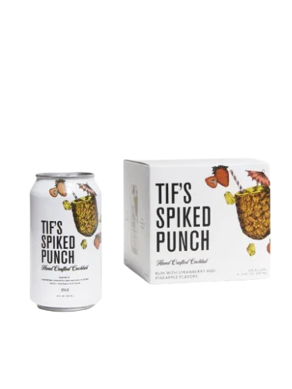 Tif's Spiked Punch (4 pack) 355ml - Captain Caskwell