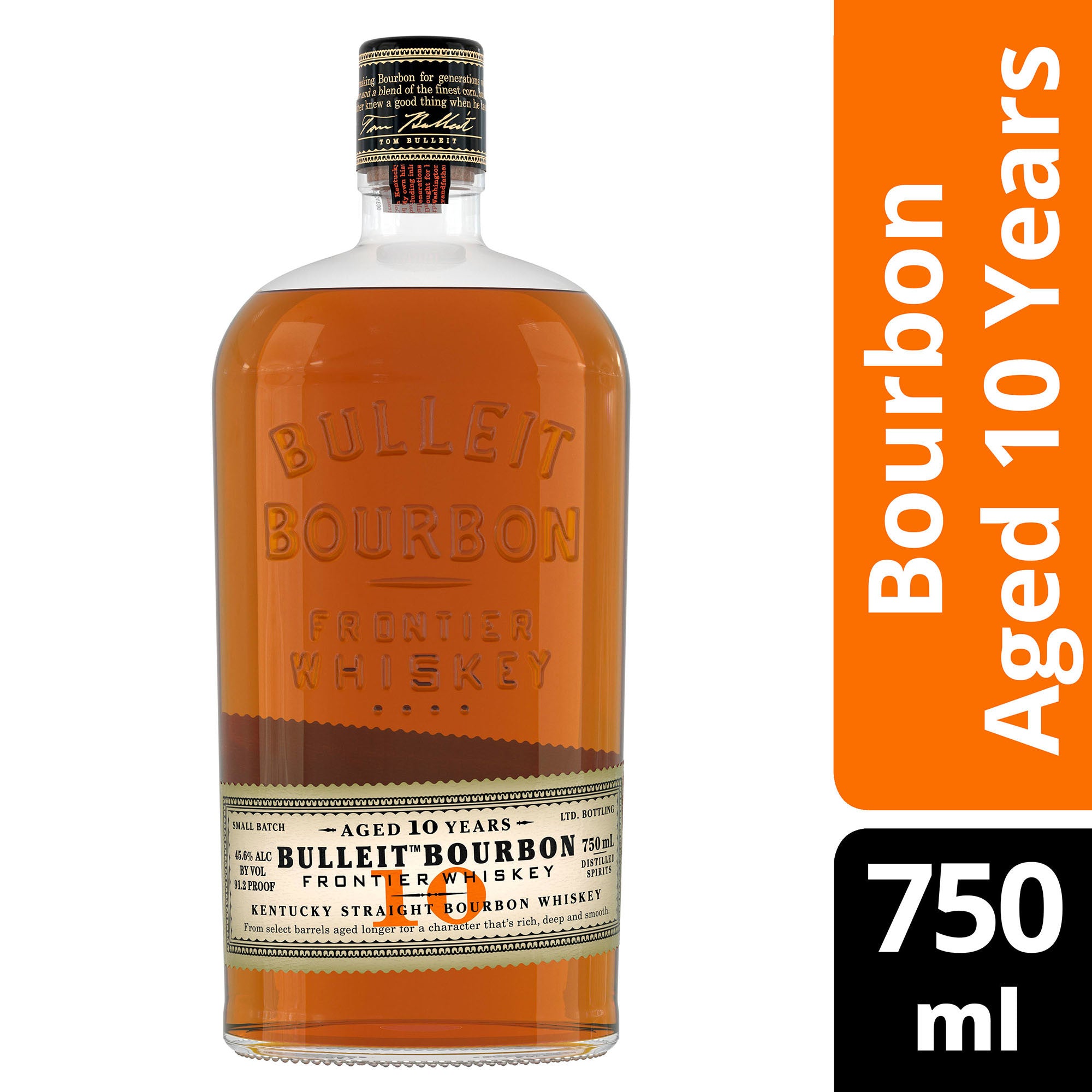 Bulleit 10 year Bourbon Whiskey 750 ml - Captain Caskwell