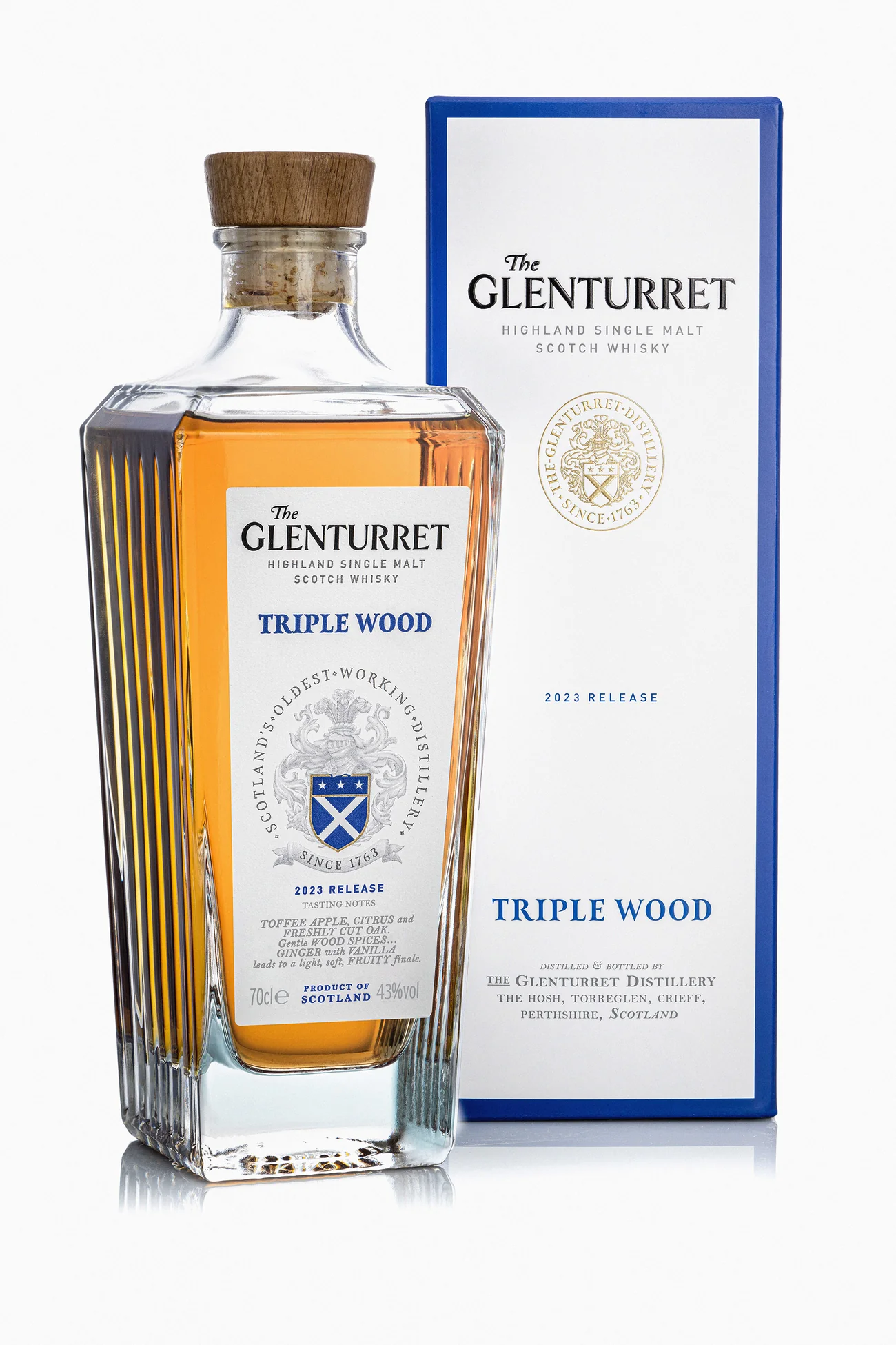 Glenturret Scotch Triple Wood 2023 750ml - Captain Caskwell