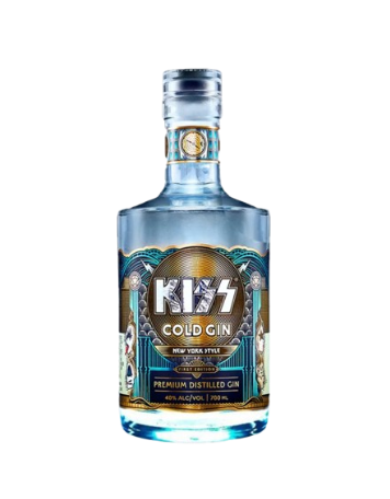 Kiss Cold Gin New York Style First Edition Premium Distilled 700ml - Captain Caskwell