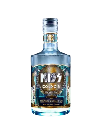 Kiss Cold Gin New York Style First Edition Premium Distilled 700ml - Captain Caskwell