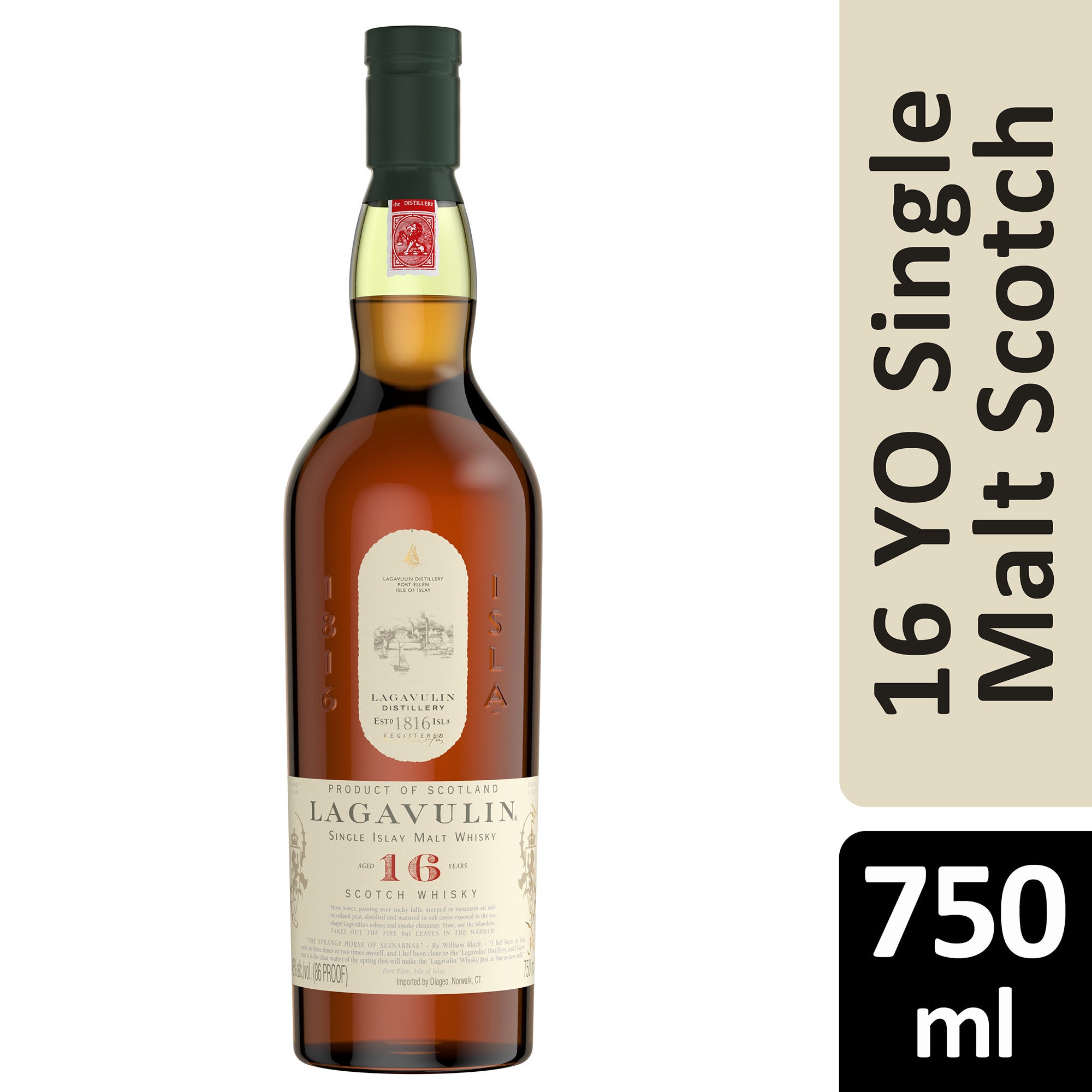 Lagavulin 16 Year Islay Single Malt Scotch 750 ml - Captain Caskwell