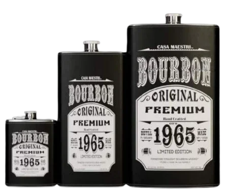 Casa Maestri Bourbon Flask 200 ml - Captain Caskwell