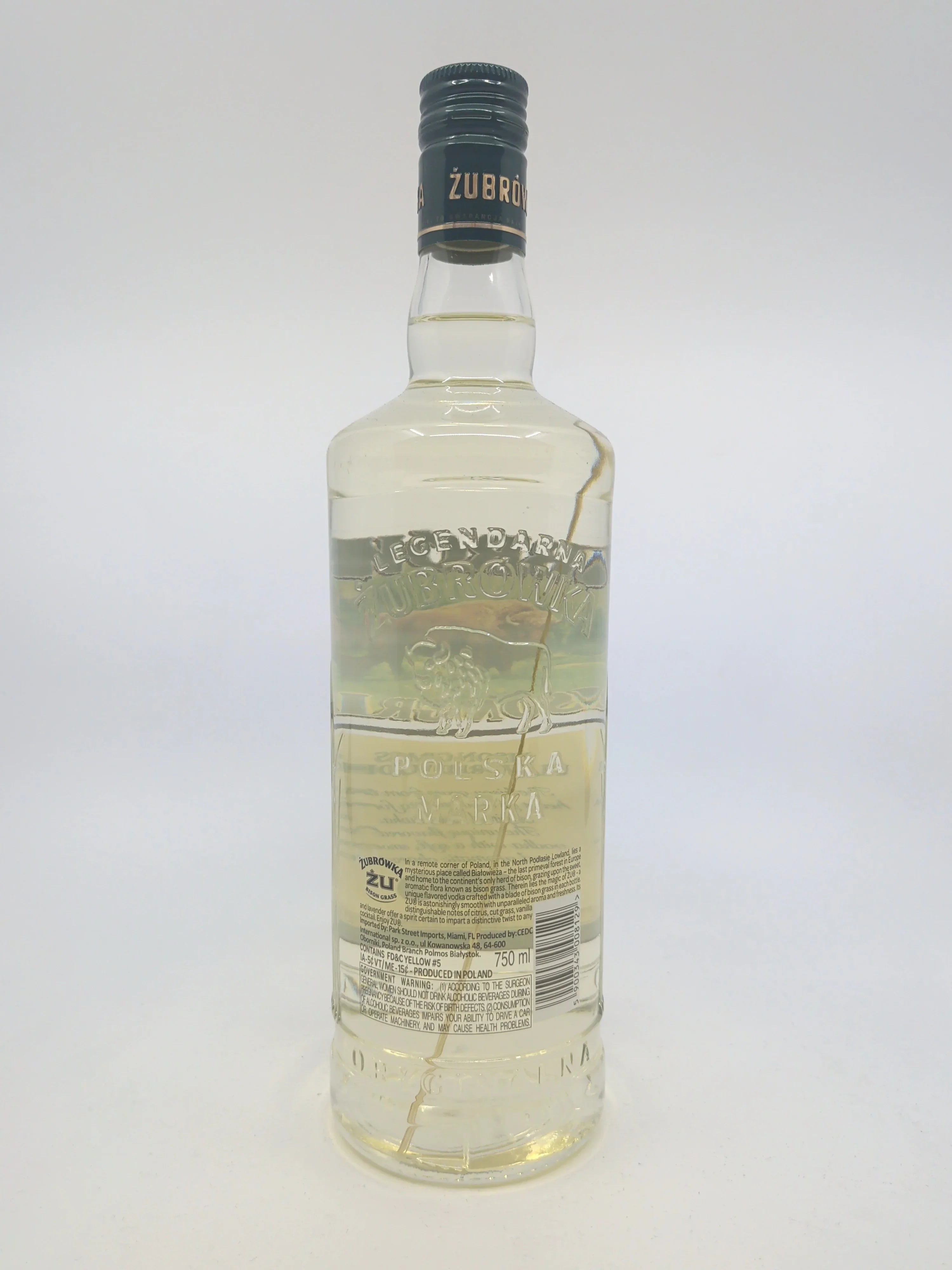 Zubrowka Bison Grass Vodka 750 ml