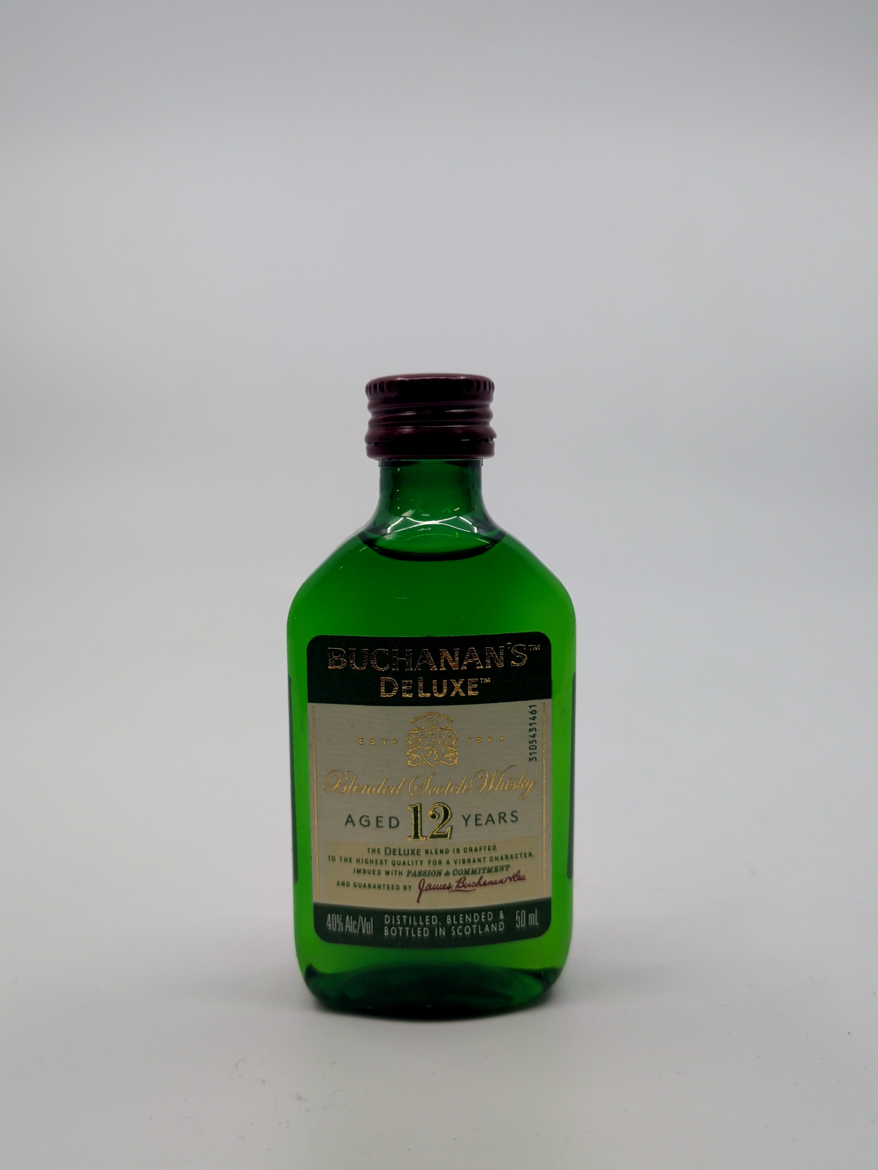 Buchanans Deluxe Blended Scotch Whiskey (SINGLES) 12 year 50ml