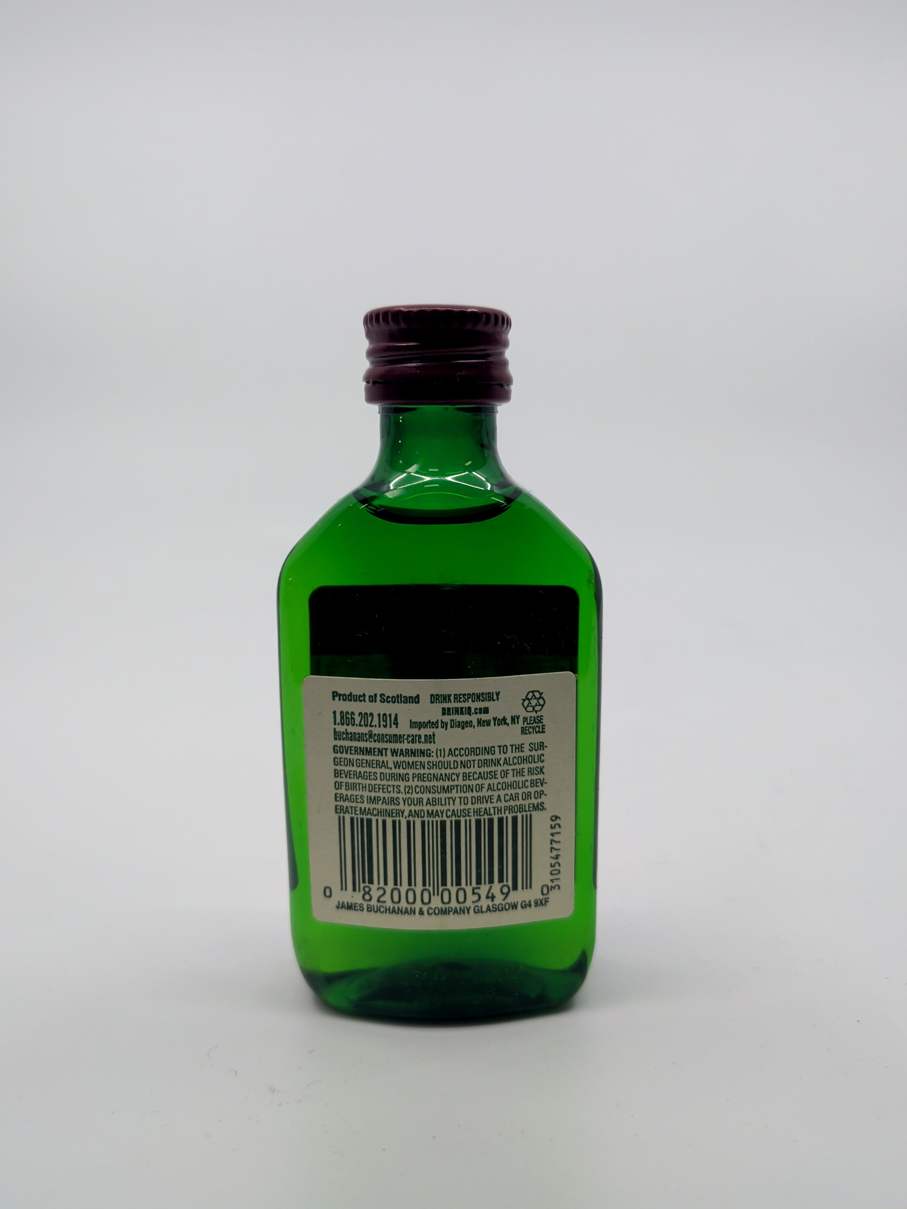 Buchanans Deluxe Blended Scotch Whiskey (SINGLES) 12 year 50ml