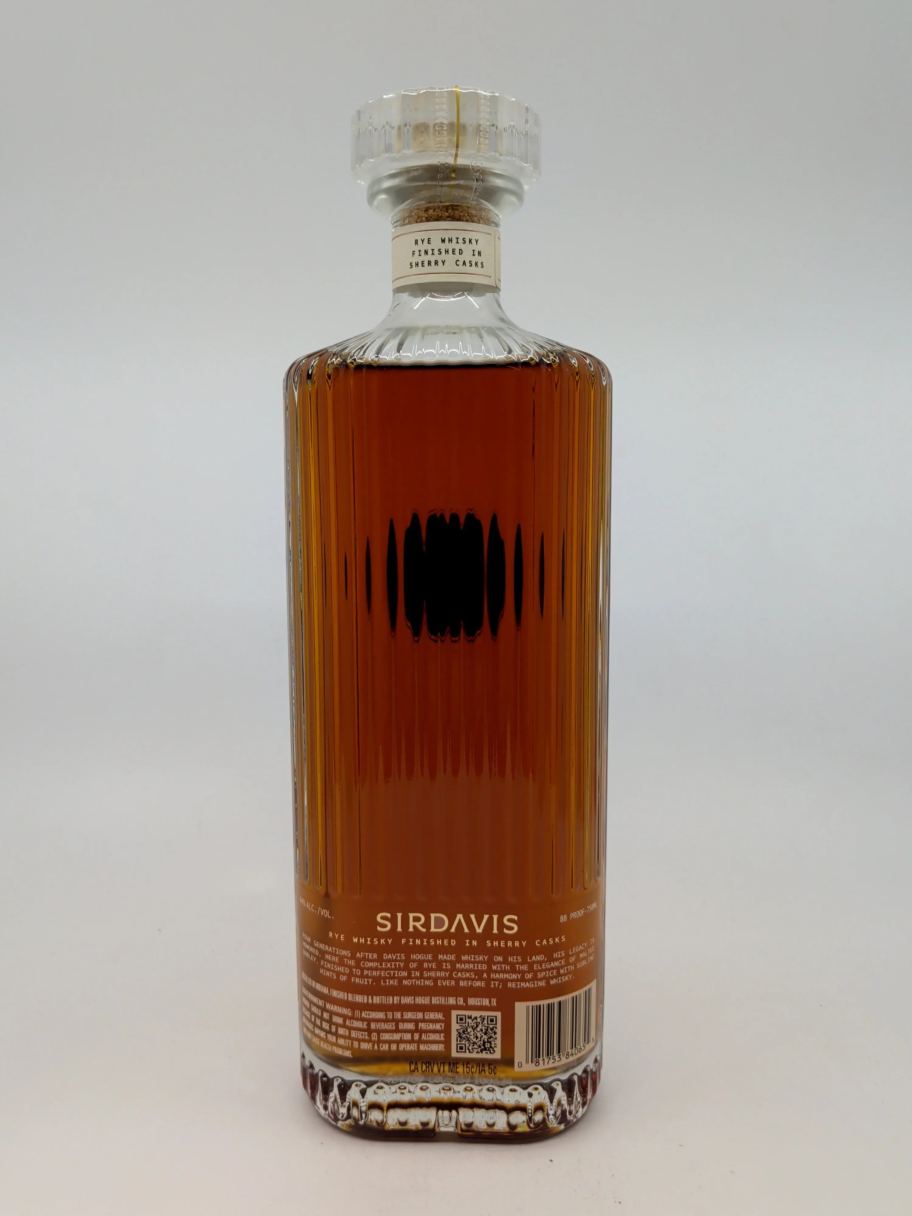 SirDavis Rye Sherry Cask 750 ml