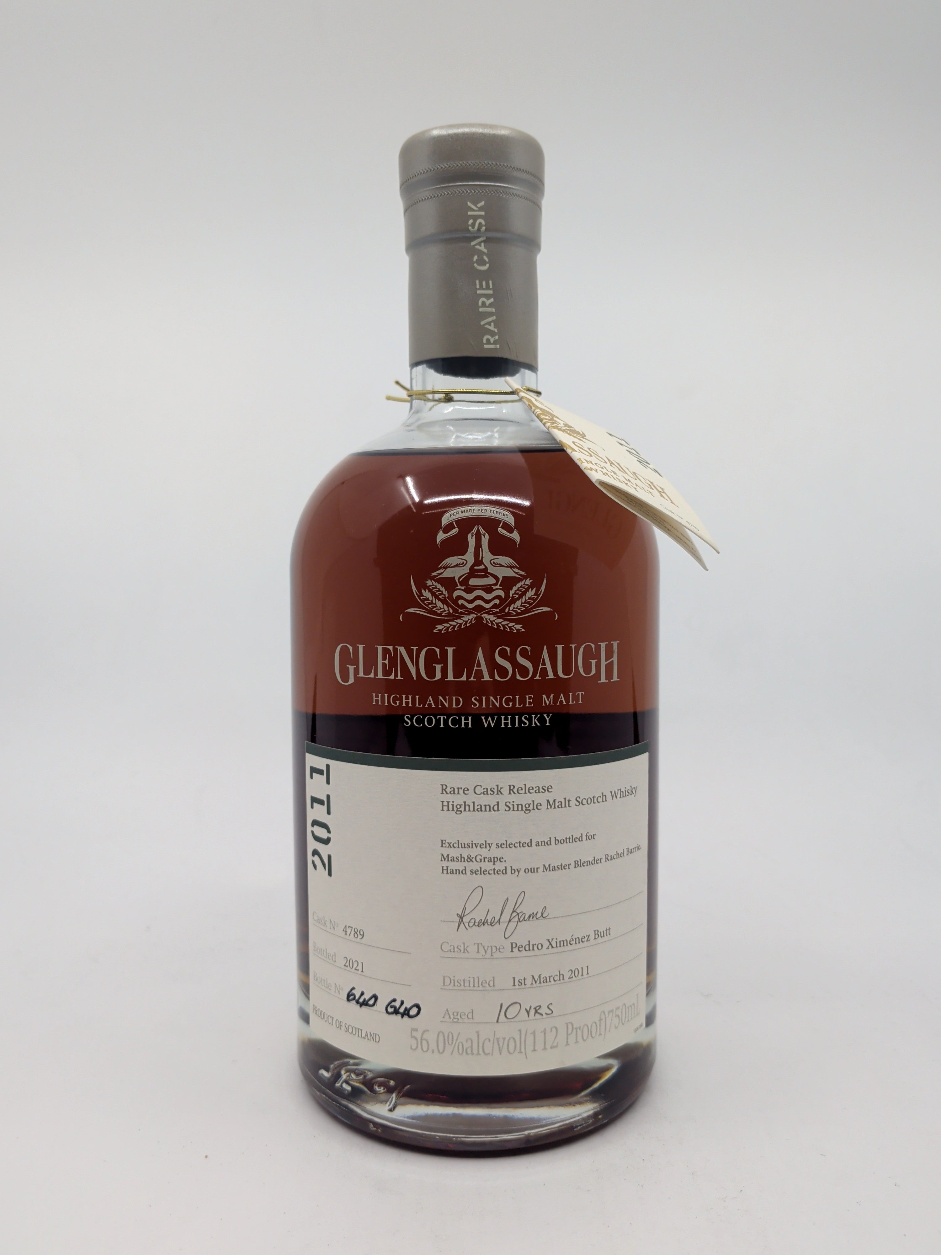 Glenglassaugh Highland Single Malt Scotch Rare Cask Release 112 Proof