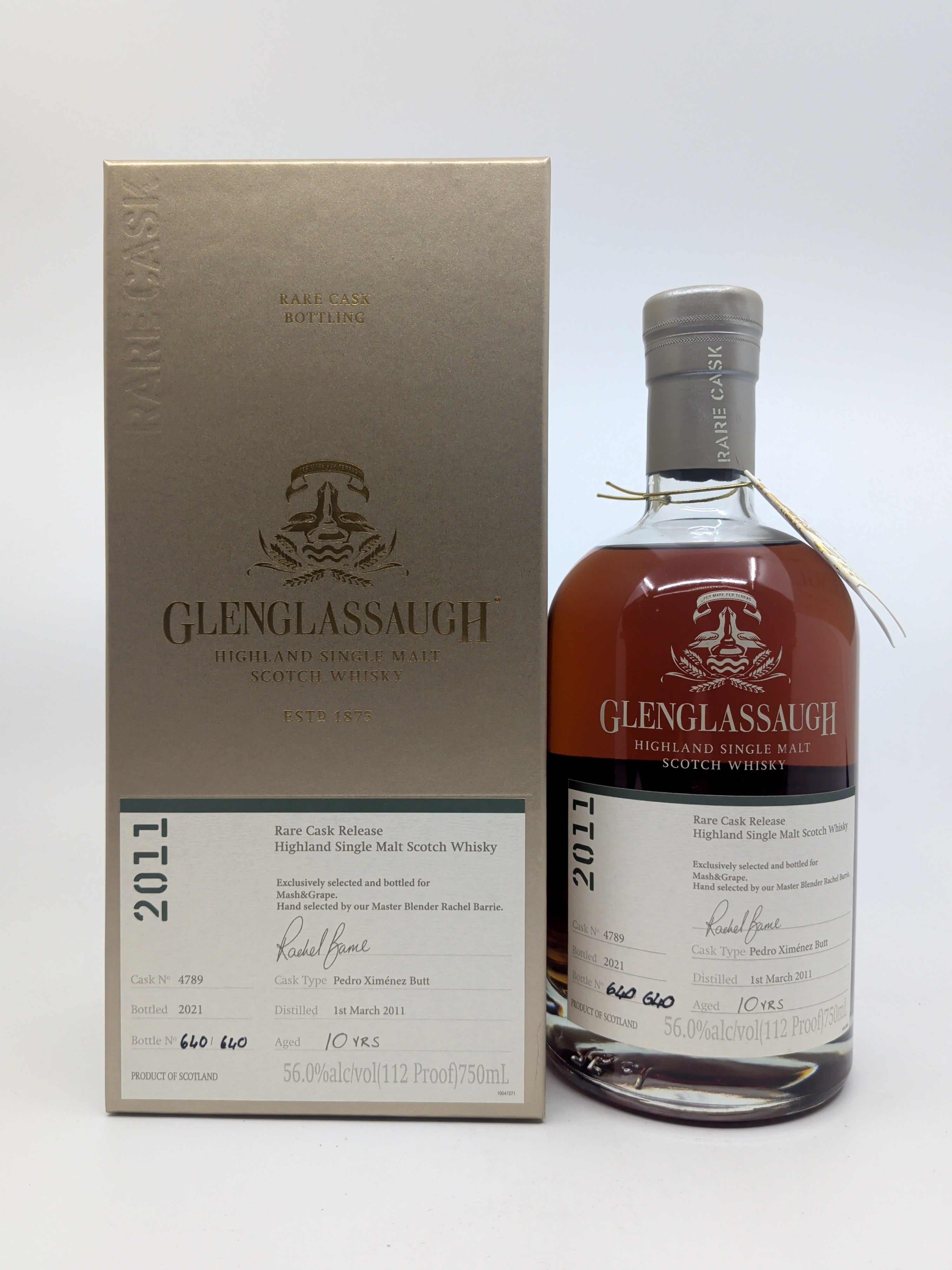 Glenglassaugh Highland Single Malt Scotch Rare Cask Release 112 Proof