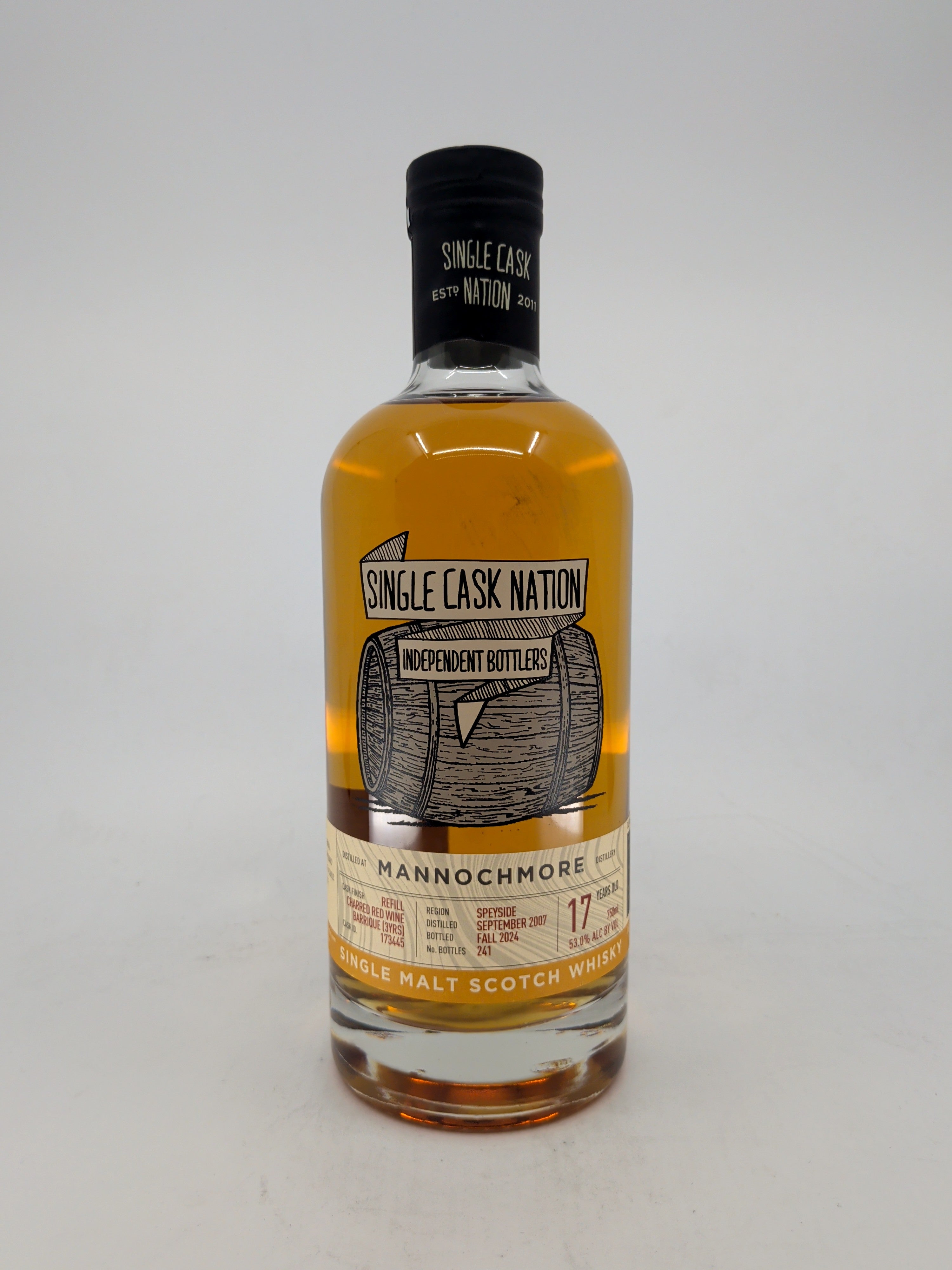 Single Cask Nation Single Malt Whisky - 2007 Mannochmore 17 year 750ml