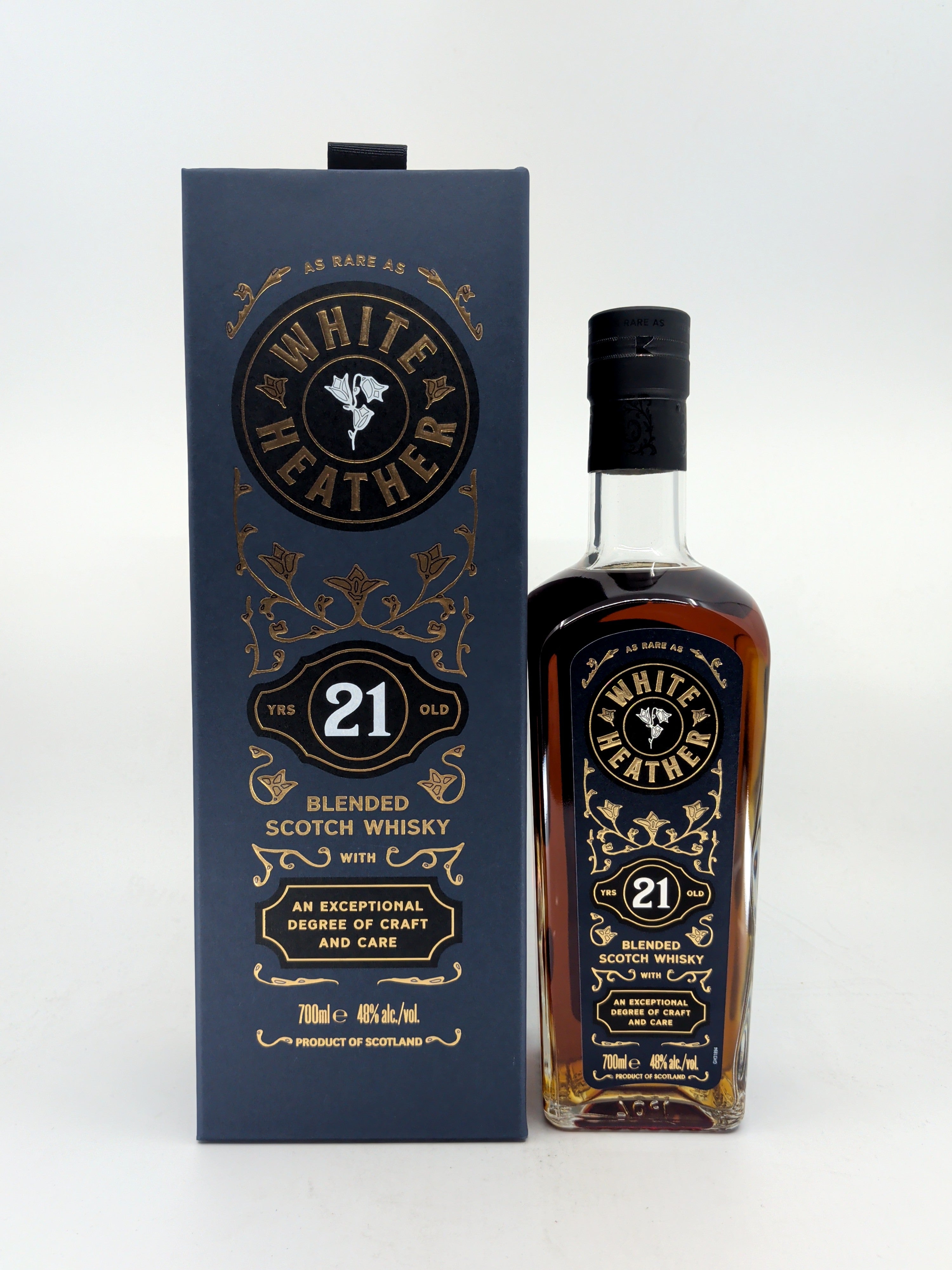 White Heather Blended Scotch Whisky 21 year 700 mL