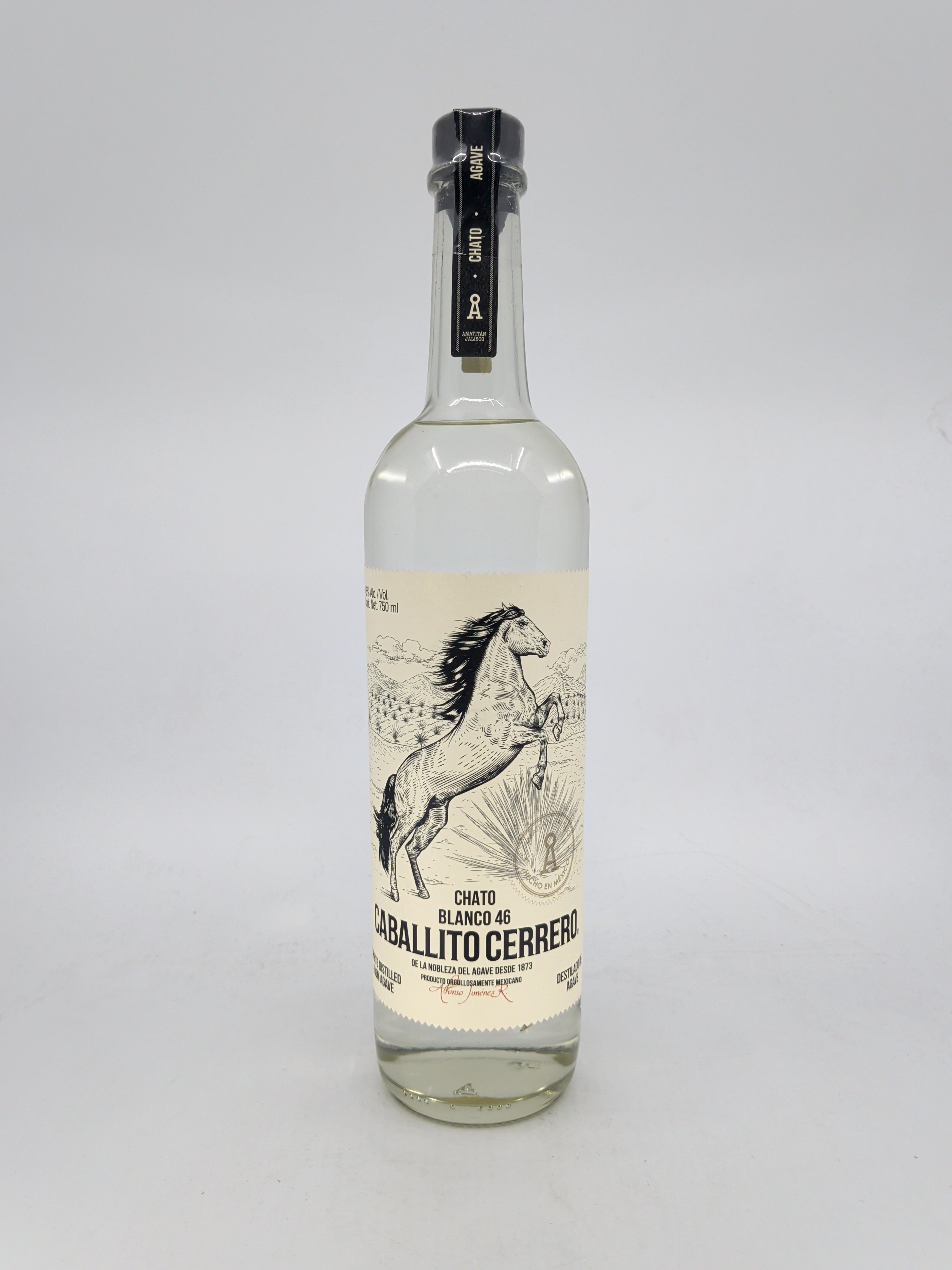 Caballito Cerrero Chato Blanco 46 750ml