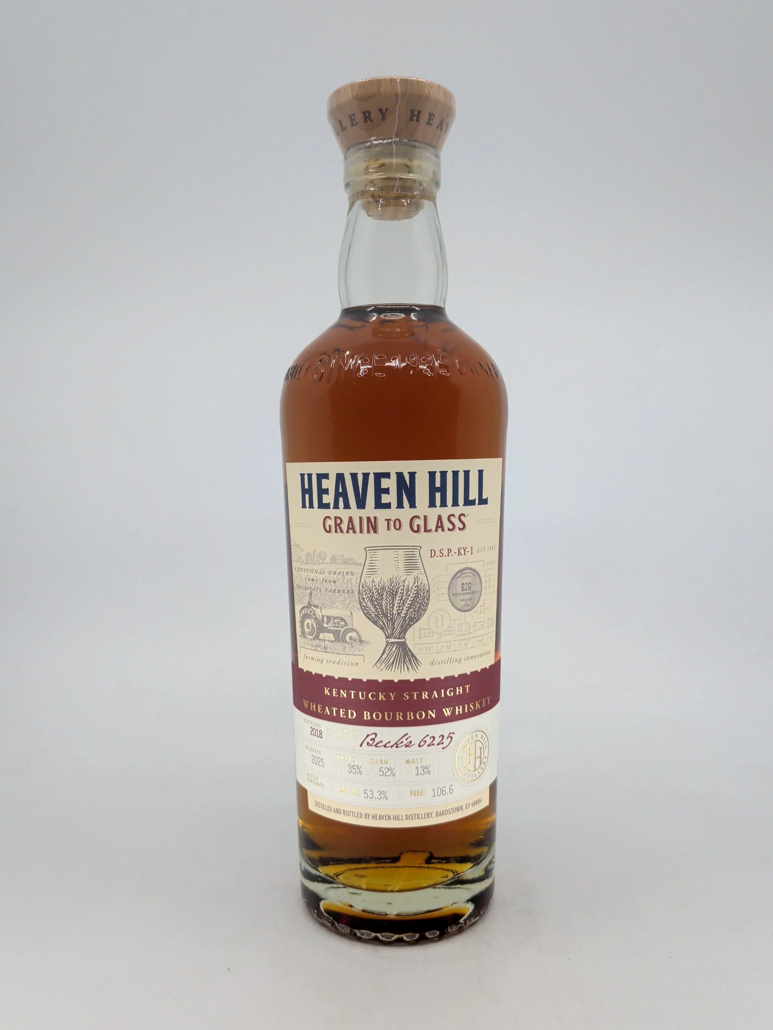 Heaven Hill Grain To Glass Wheated Bourbon Whiskey 700 ml