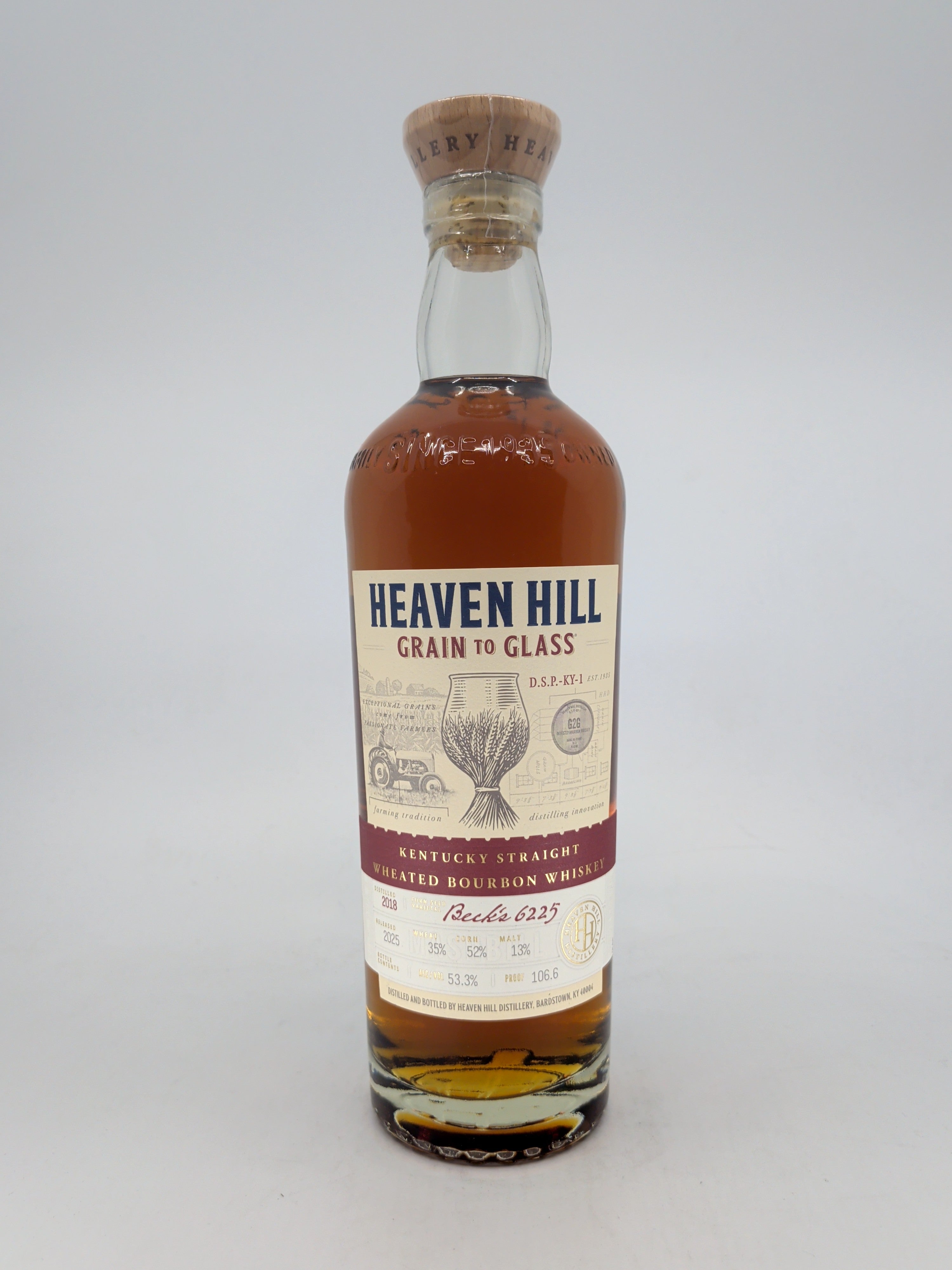 Heaven Hill Grain To Glass Wheated Bourbon Whiskey 700 ml