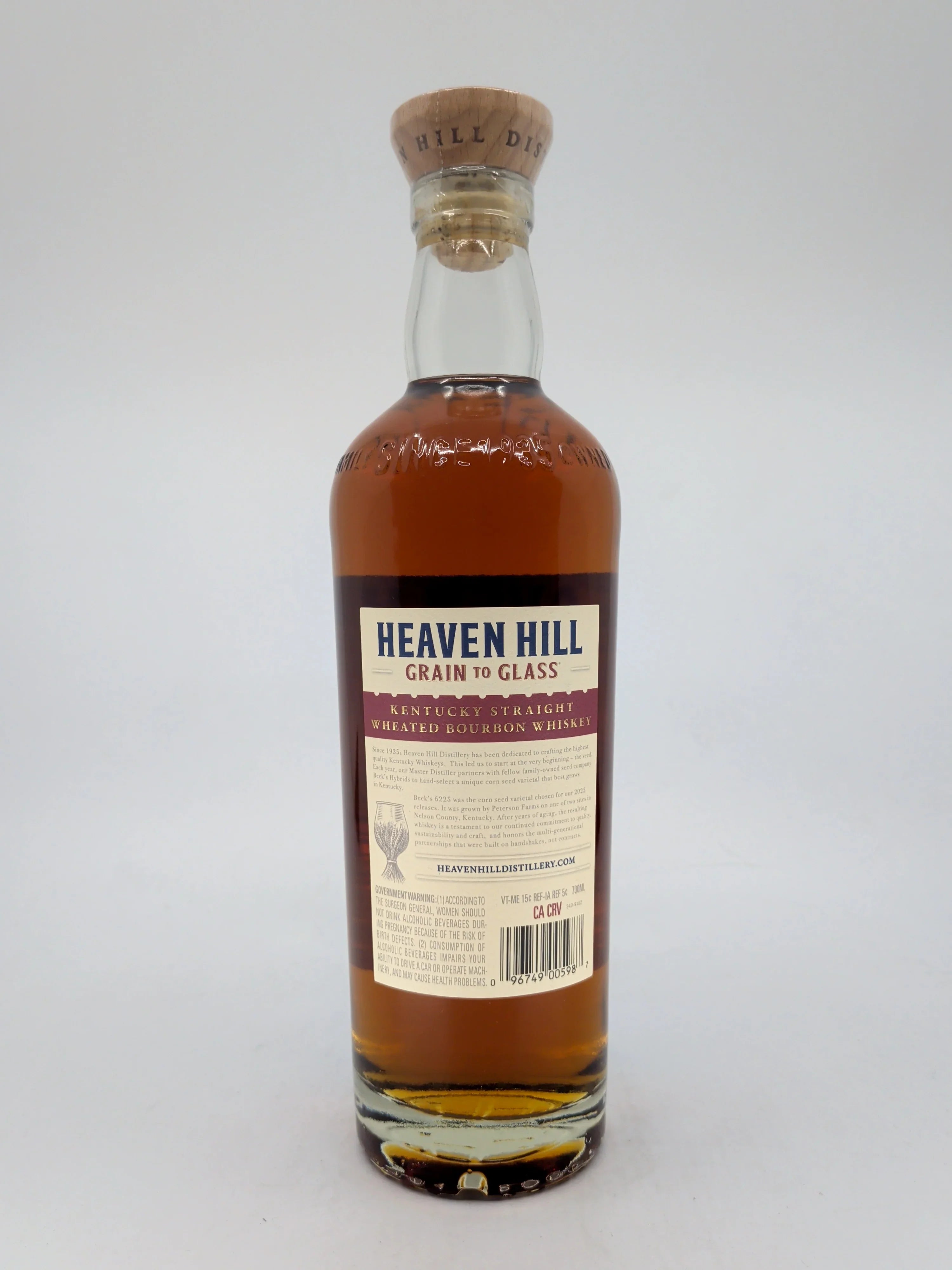 Heaven Hill Grain To Glass Wheated Bourbon Whiskey 700 ml
