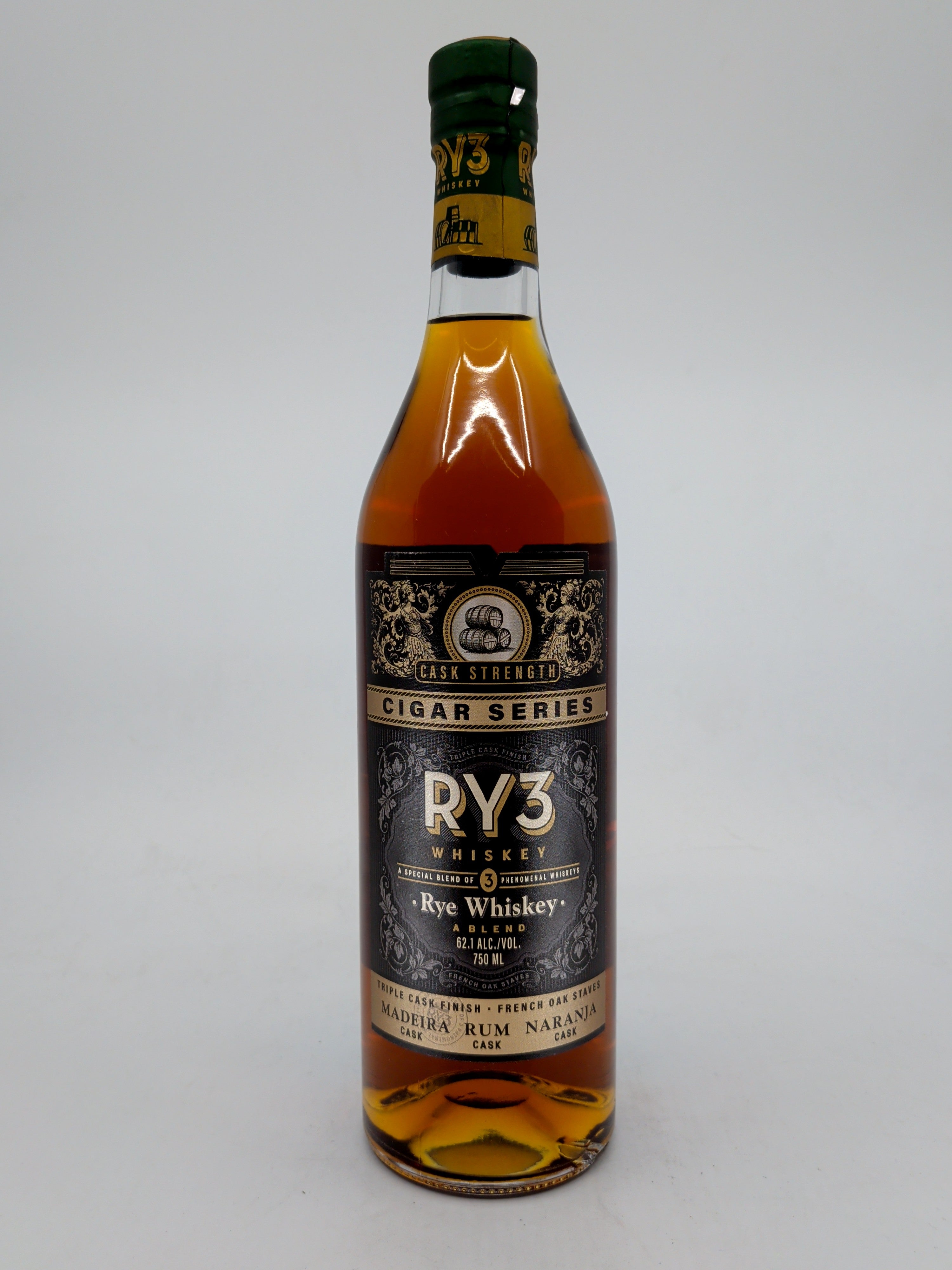 RY3 Cigar Series No. I French Oak Staves 750ml