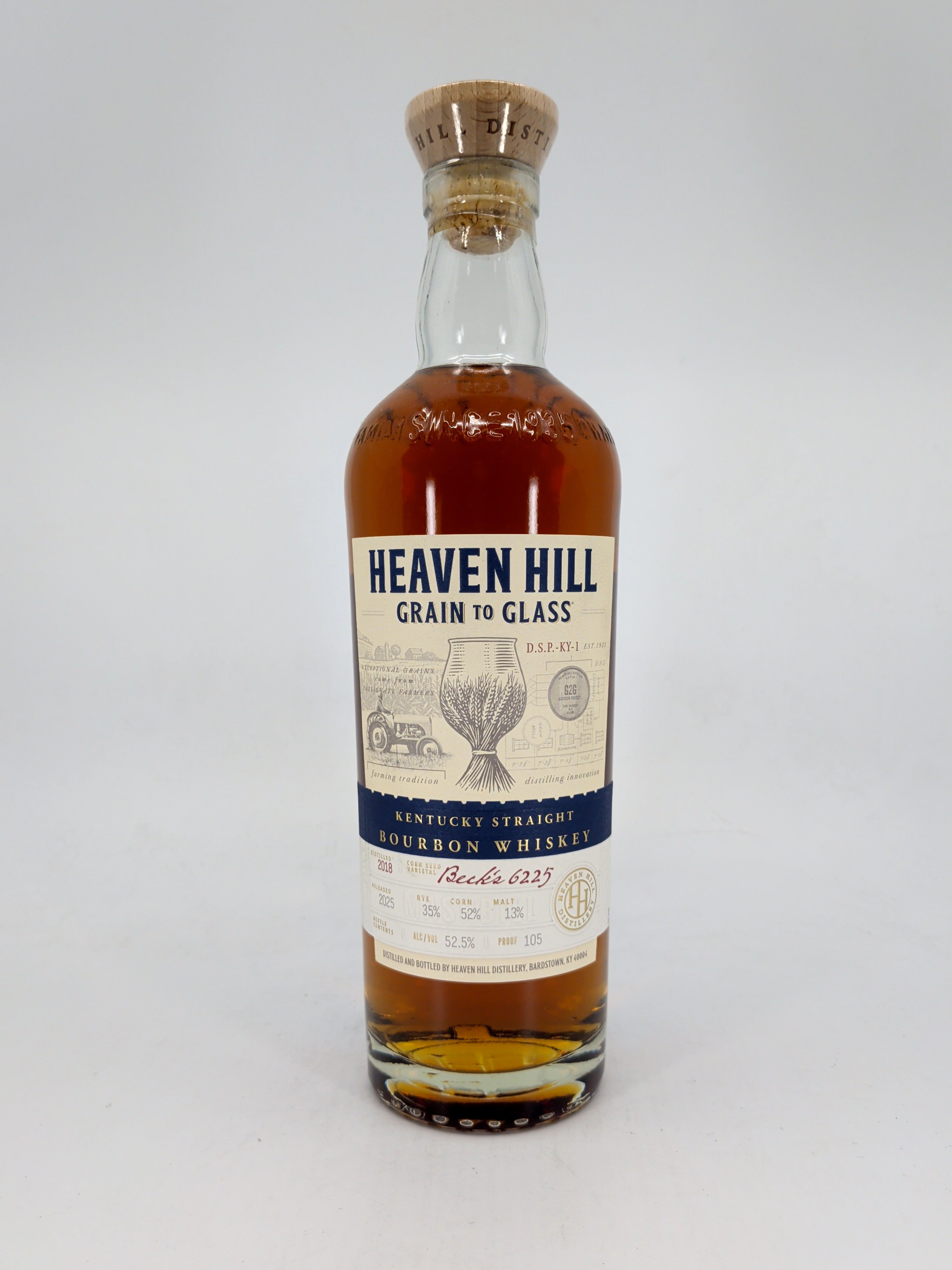 Heaven Hill Grain To Glass Kentucky Straight Bourbon Whiskey 700ml