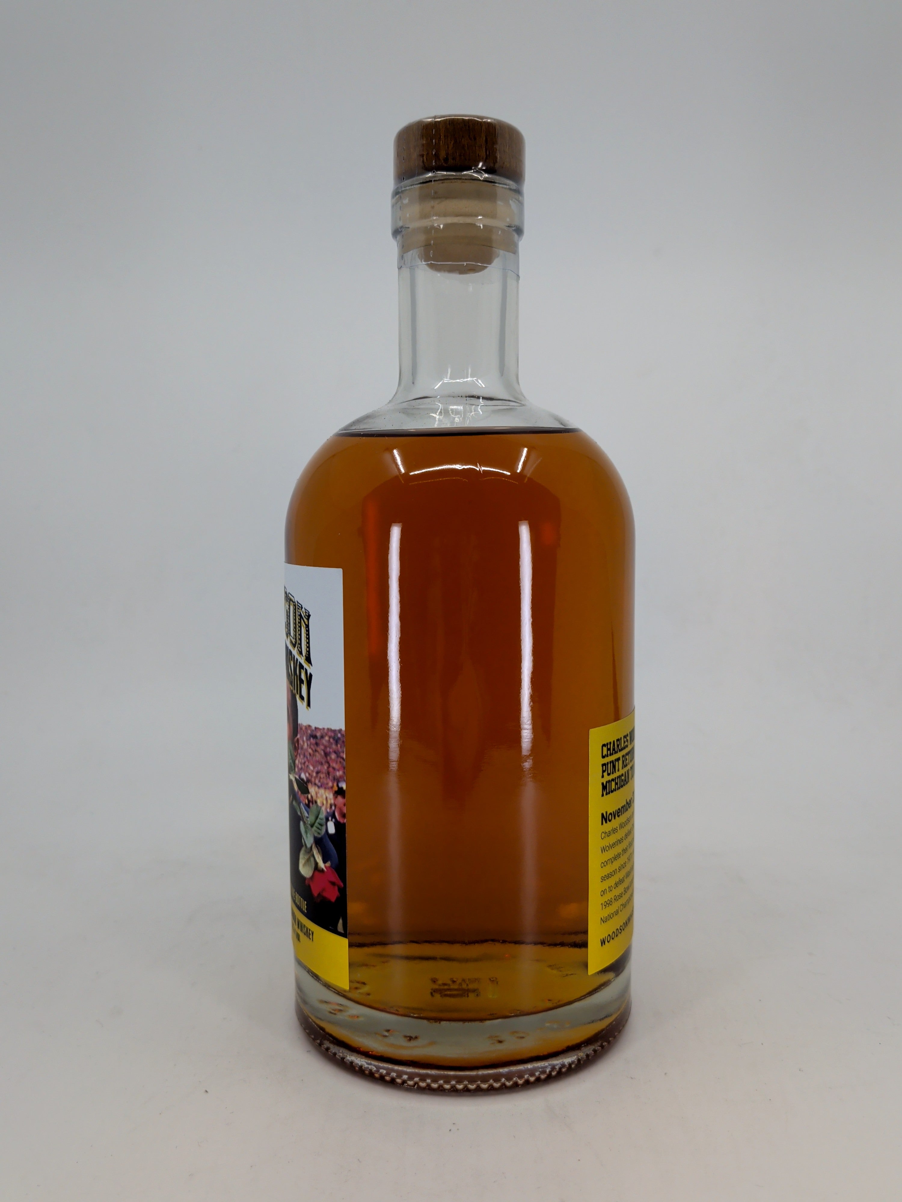 Woodson Whiskey University of Michigan Charles Woodson "Rose In Mouth" Limited Edition Commemorative 3 year 750ml