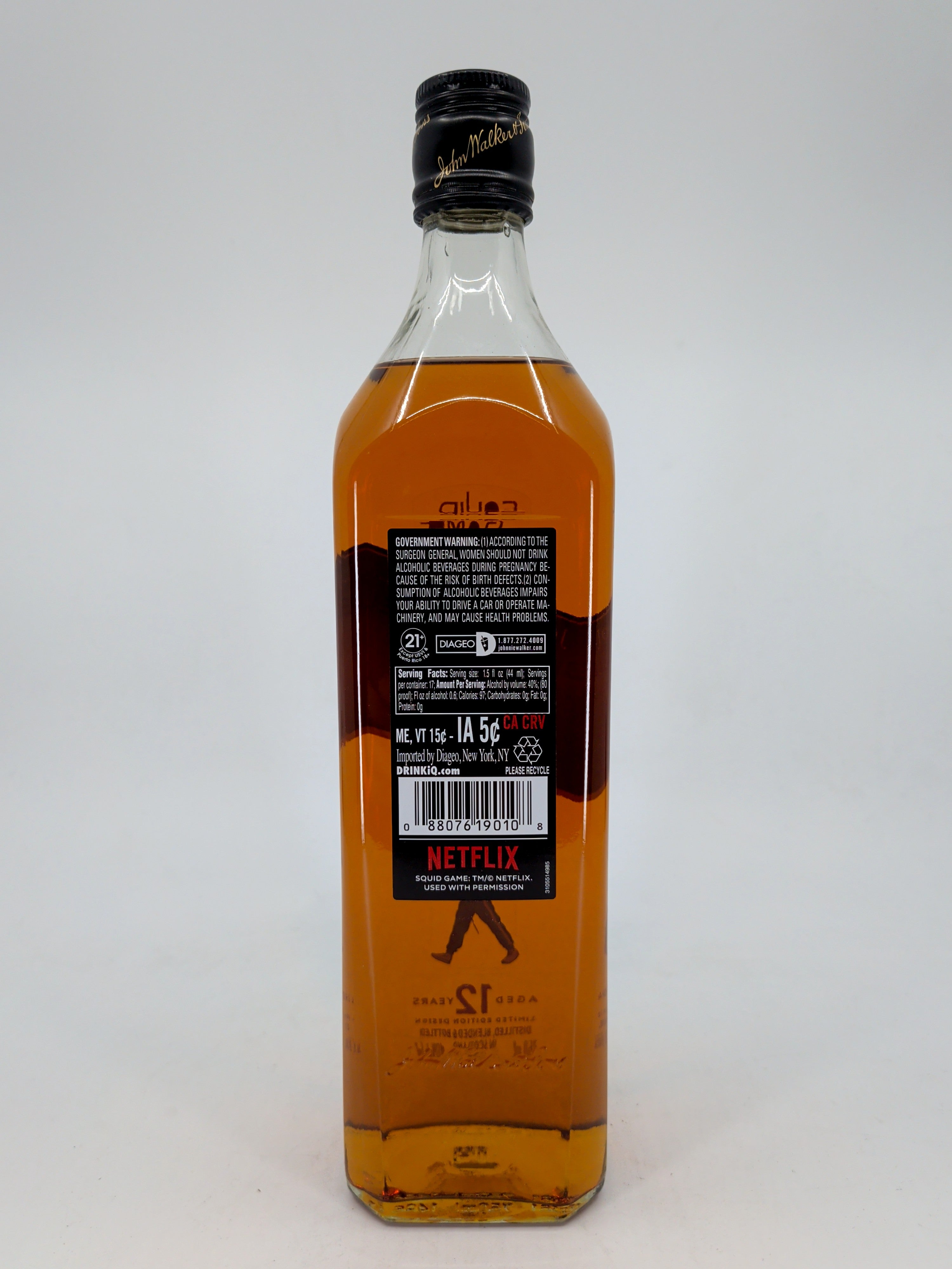 Johnnie Walker Black Label Squid Games Limited Edition 750ml