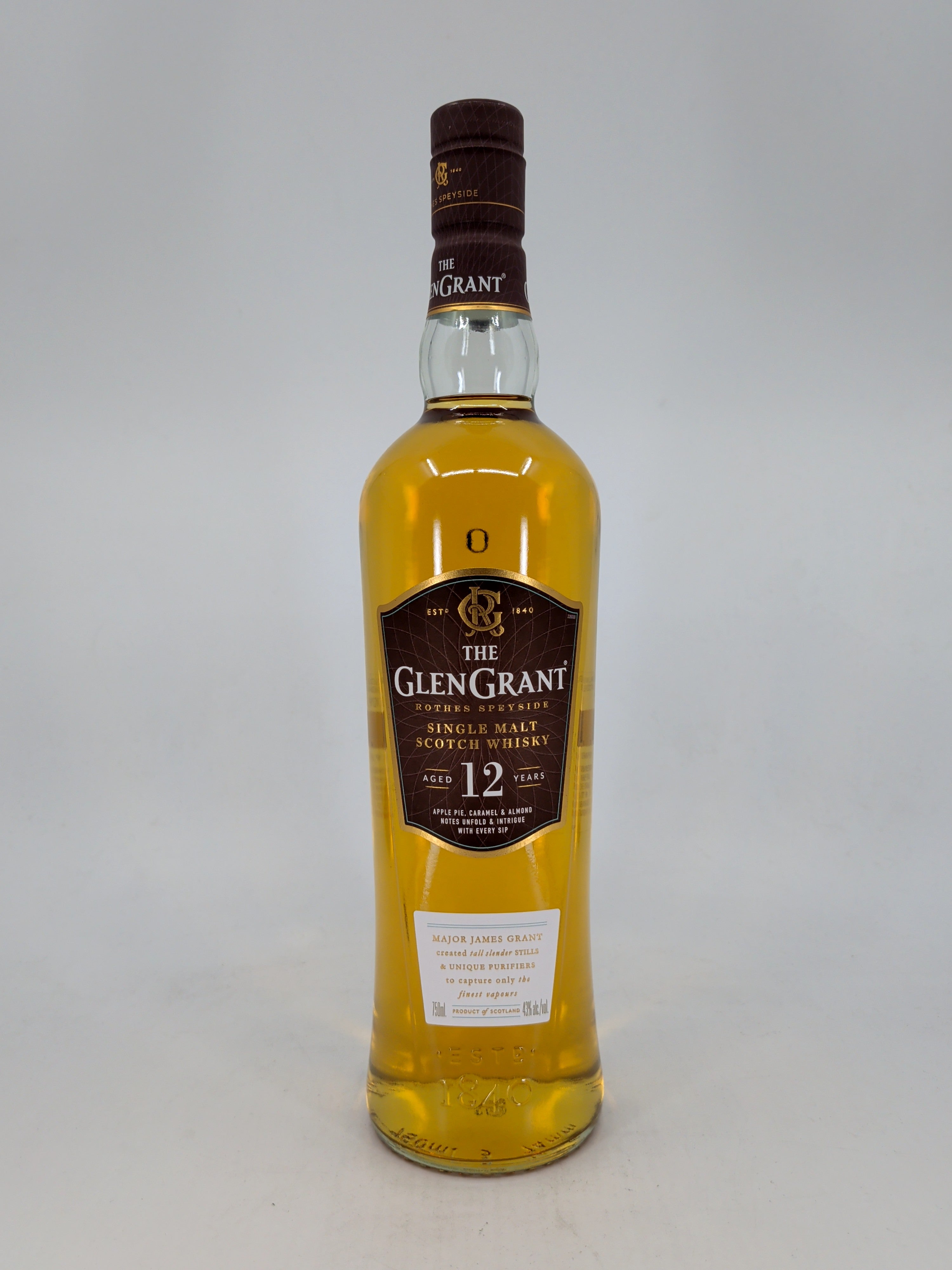 Glen Grant 12 Year Single Malt Scotch Whisky 750 ml