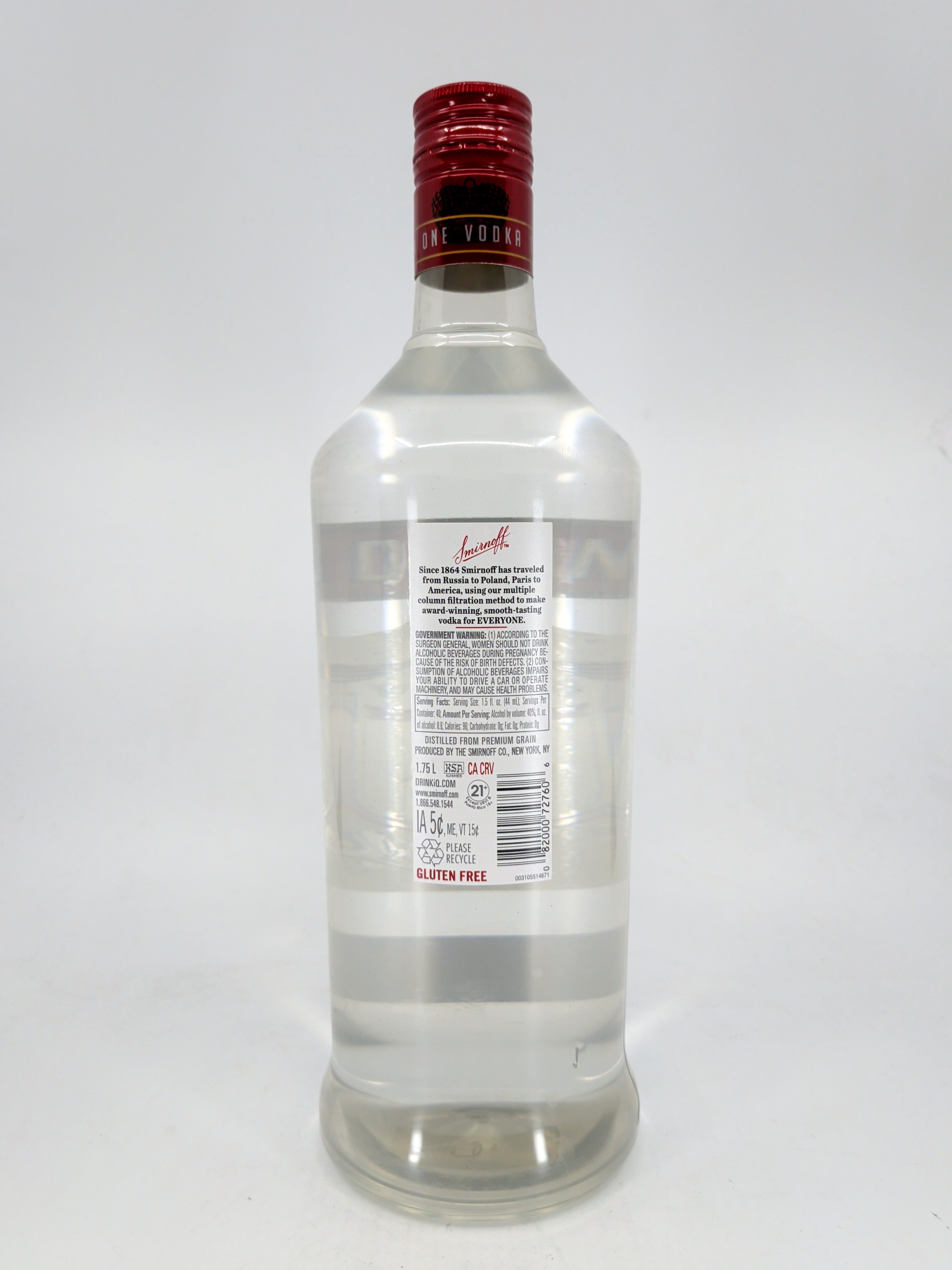 Smirnoff Vodka 1.75L