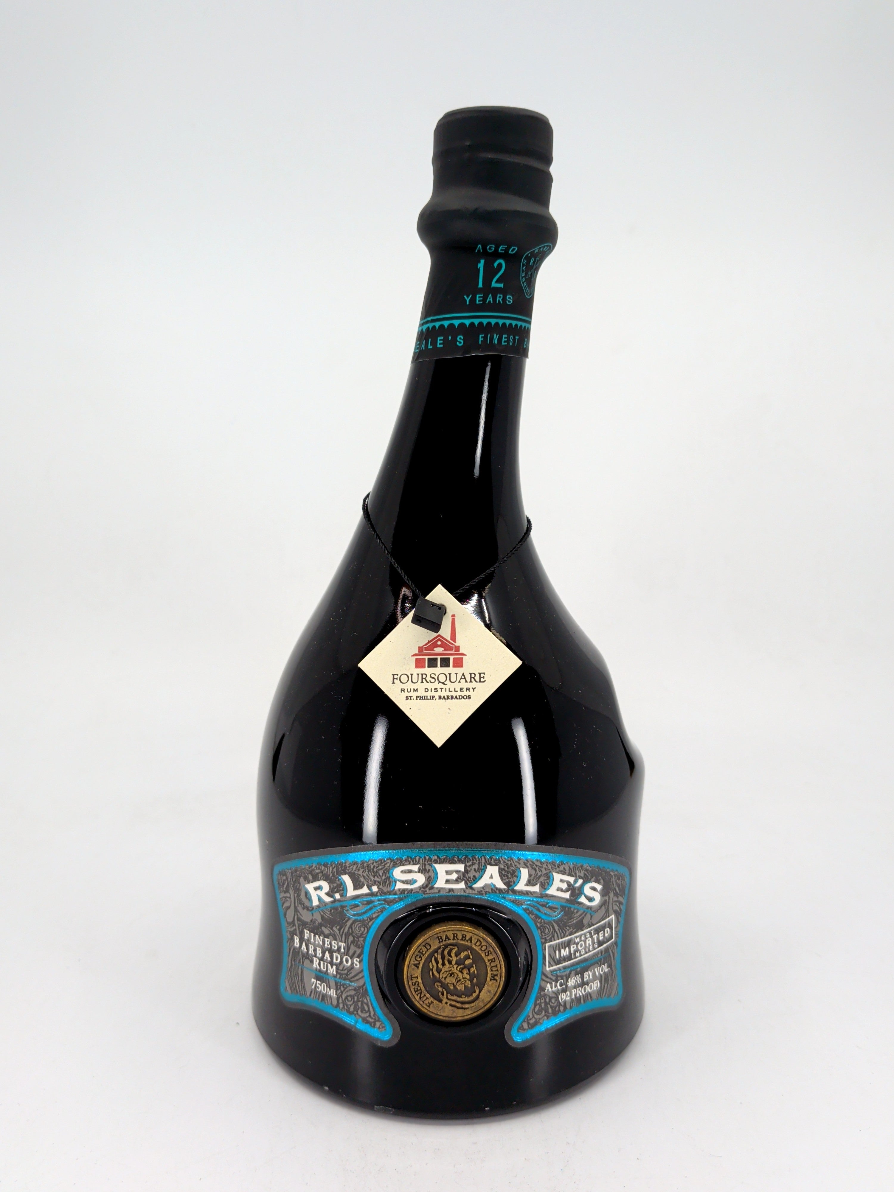 R.L. Seale's Barbados Rum West Imported Indies 92 Proof 12 year 750 ml