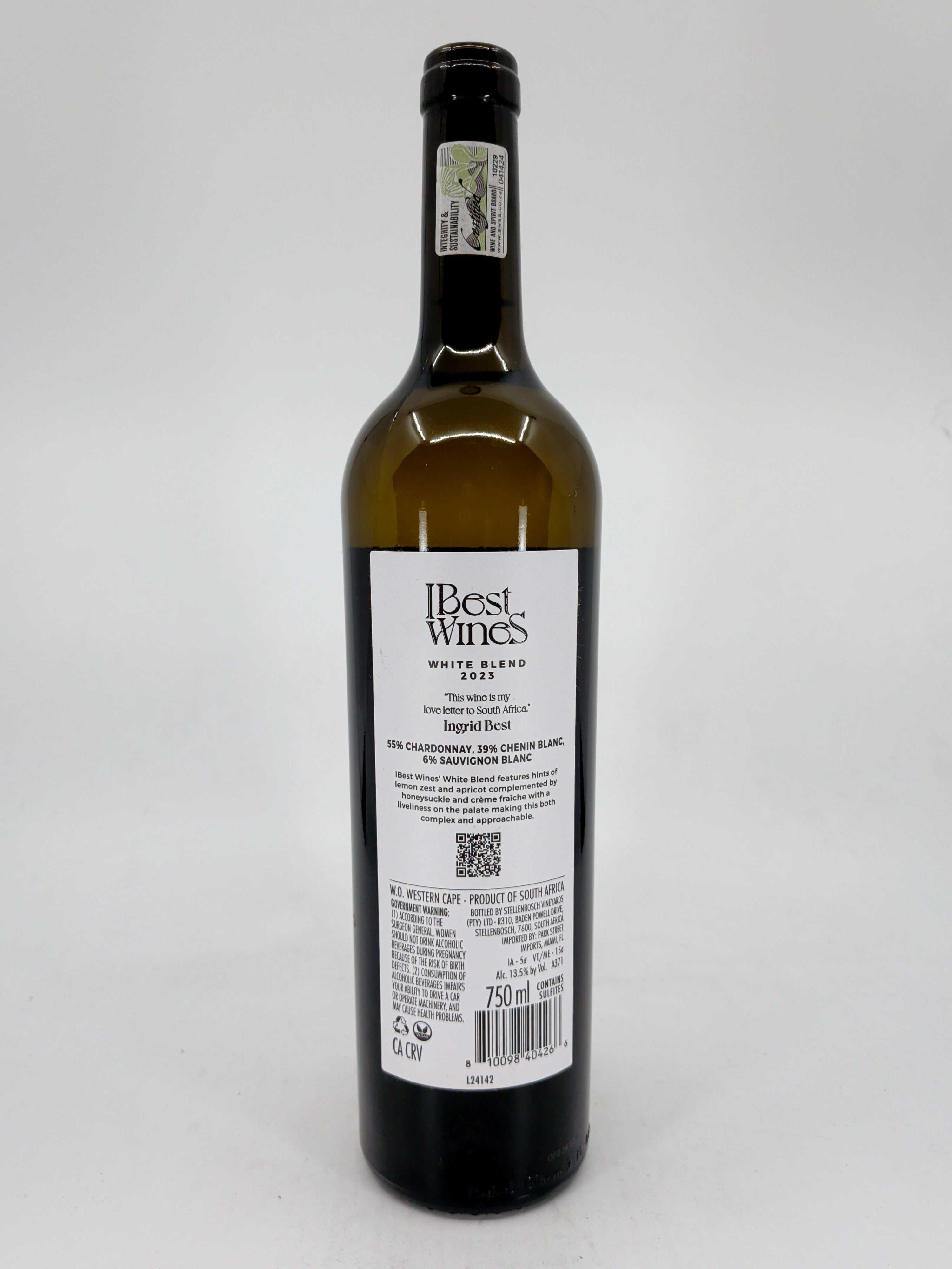 IBest Wines White Blend South Africa 750 ml