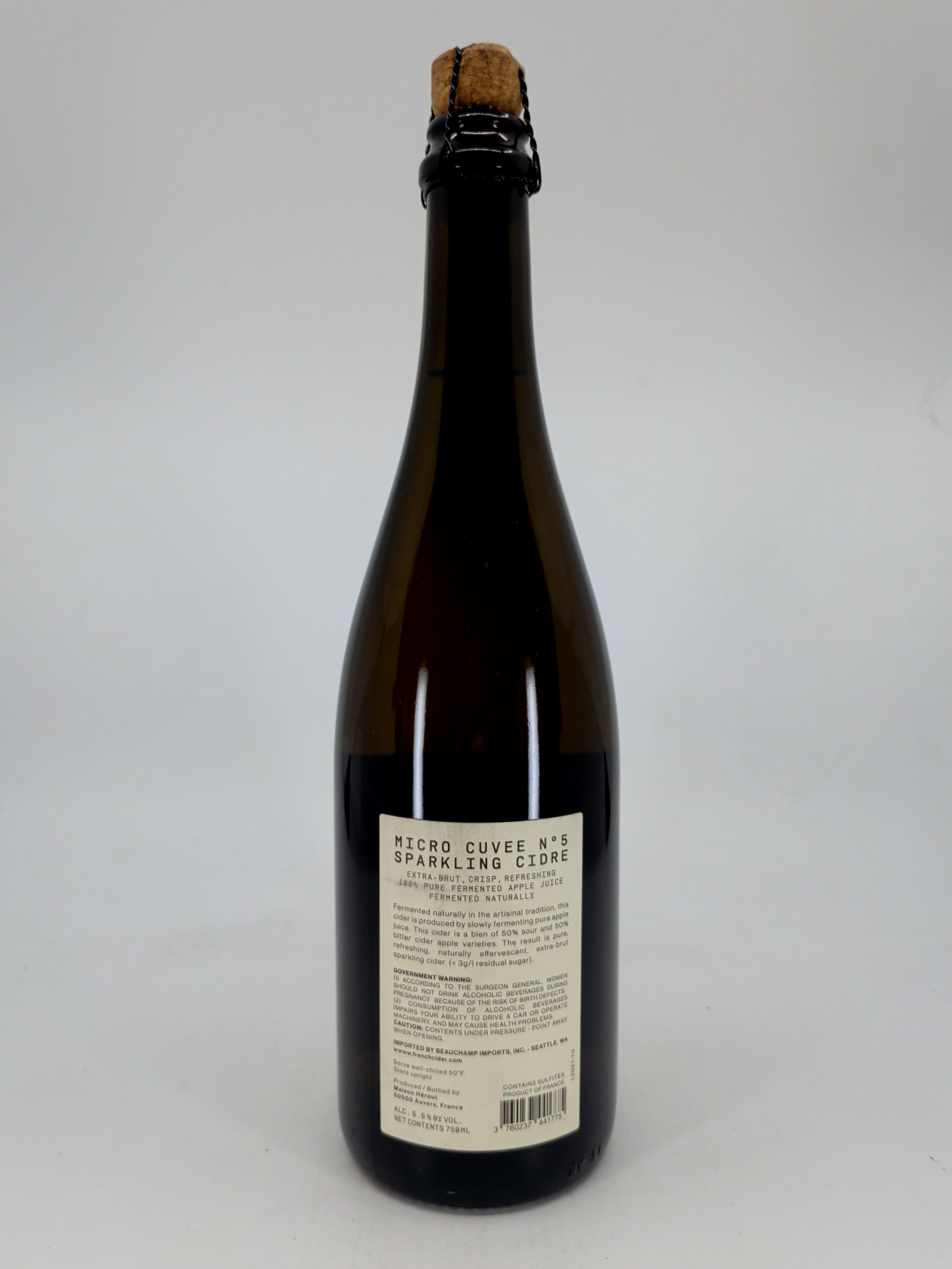 Herout Cidre Biologique Micro- Cuvee No 5 2021 750 ML