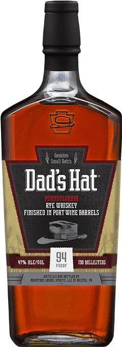 Dads Hat Pennsylvania Rye Whiskey 94 pf port barrel finish 750 ml - Captain Caskwell