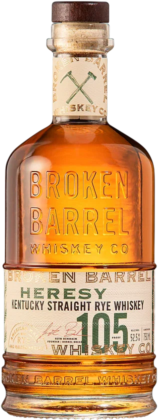 Broken Barrel Heresy Rye Whiskey 750 ml - Captain Caskwell