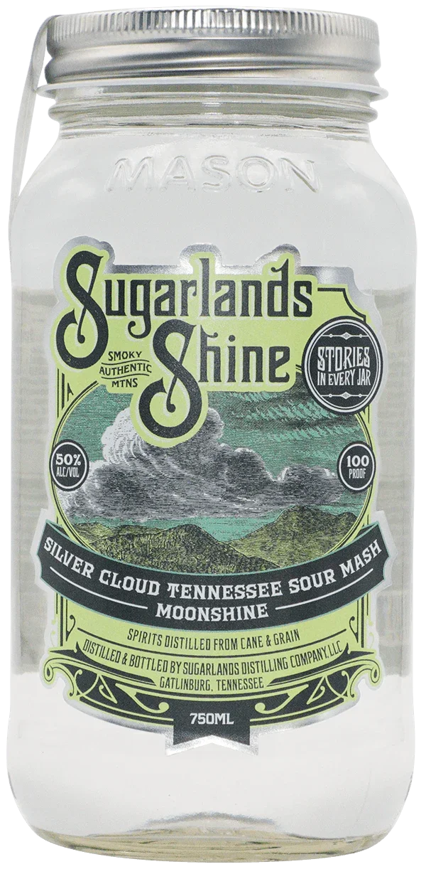Sugarlands Shine Silver cloud Tennessee sour mash 750 ml - Captain Caskwell