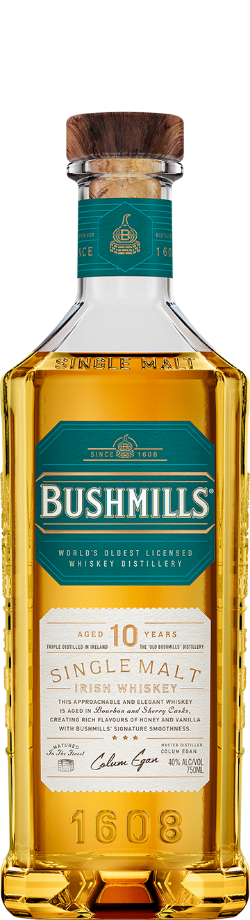 Bushmills 10 Year Single Malt 750ml - Captain Caskwell