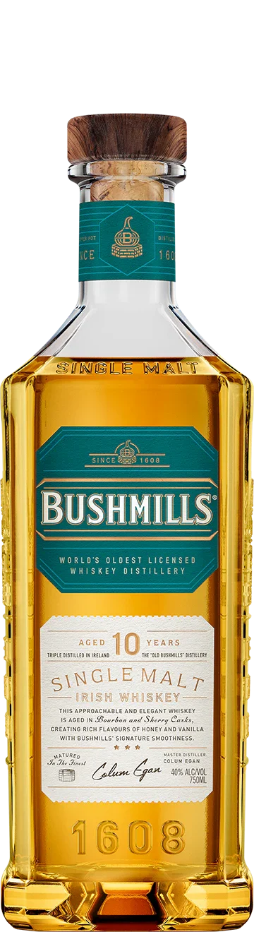 Bushmills 10 Year Single Malt 750ml - Captain Caskwell