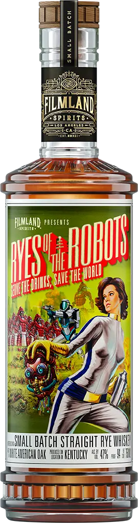 Filmland Spirits Ryes of The Robots Rye Whiskey 750 ml - Captain Caskwell